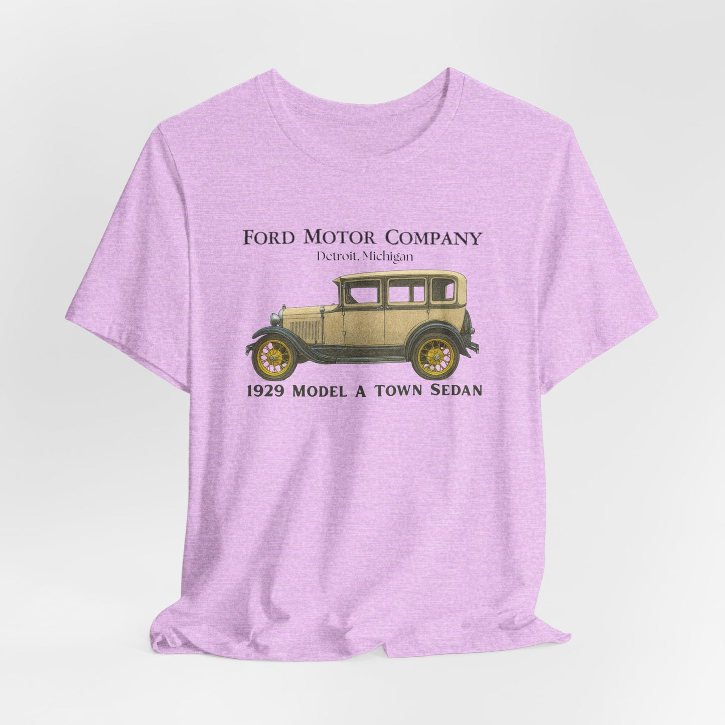 1929 Ford Model A Town Sedan T-Shirt – Classic Car Tee