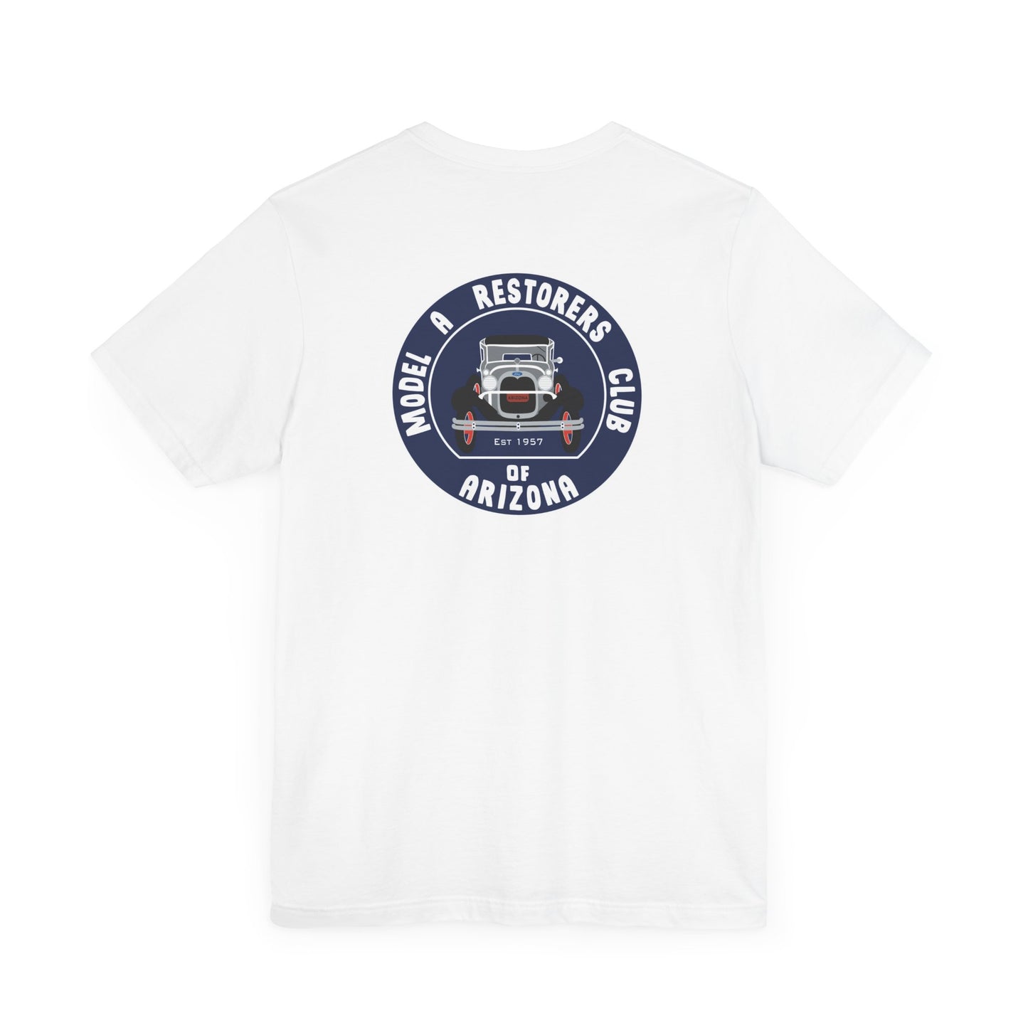 MARC of Arizona (front and back logos) Unisex Jersey Tee - Classic Car Enthusiast Shirt