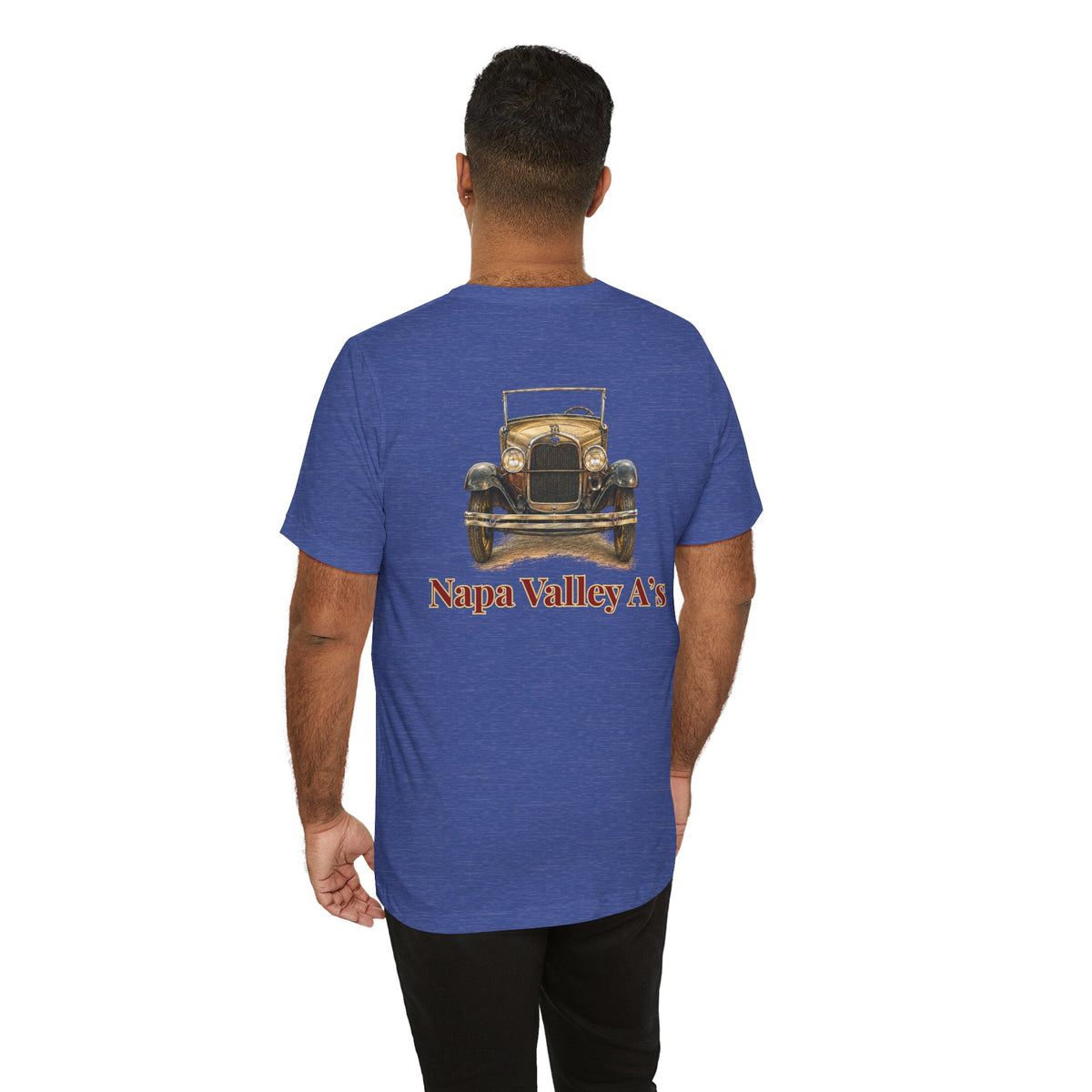 Napa Valley A's Tee — Small Front Logo and Large Back Logo