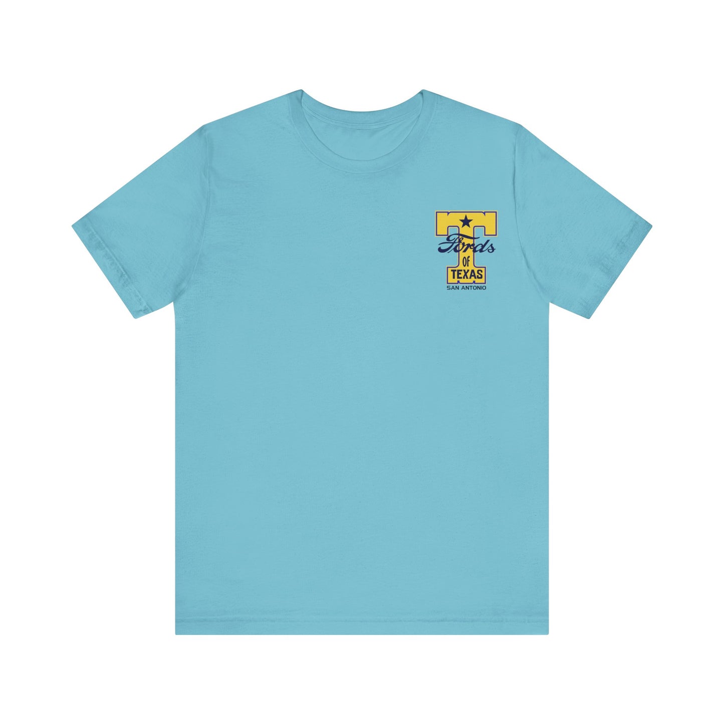 T Fords of Texas (front and back print) Unisex Jersey Short Sleeve Tee