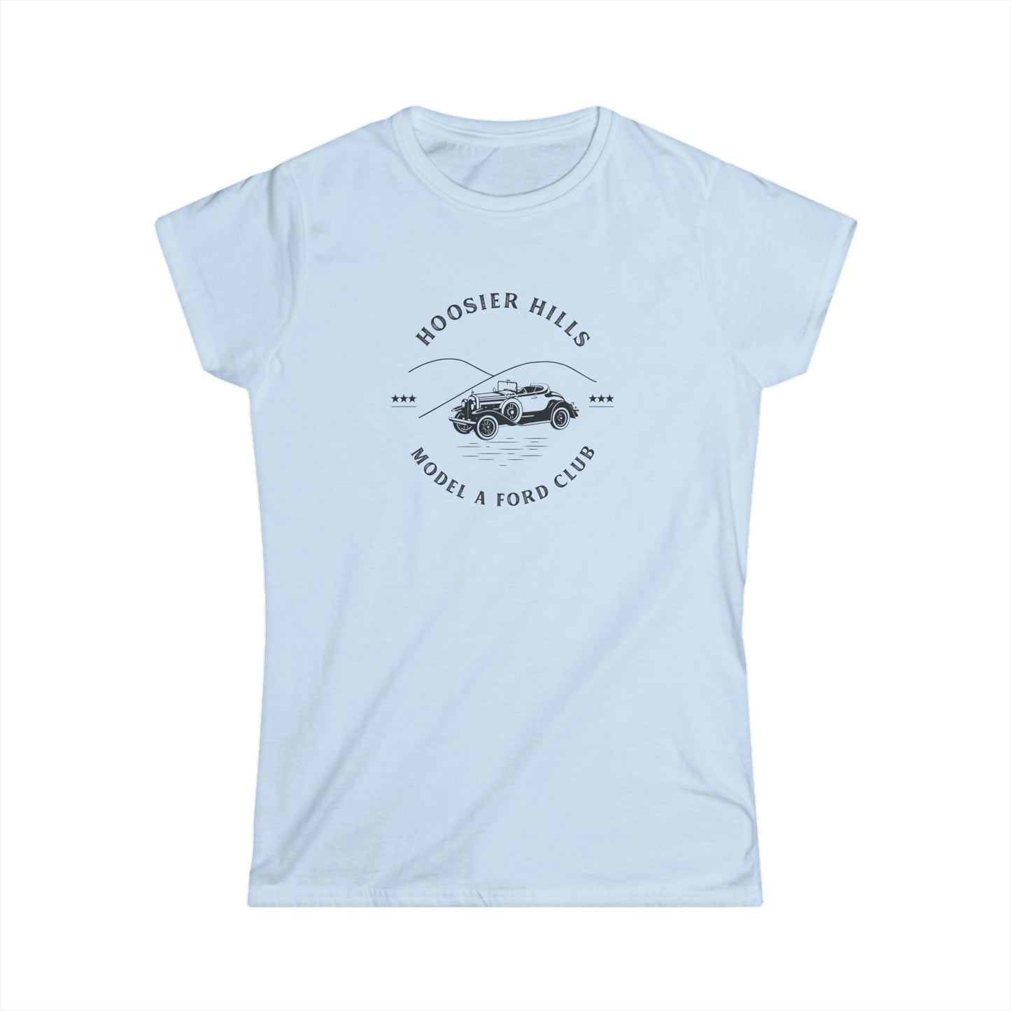 Hoosier Hills Model A Ford Club Women's Softstyle Tee