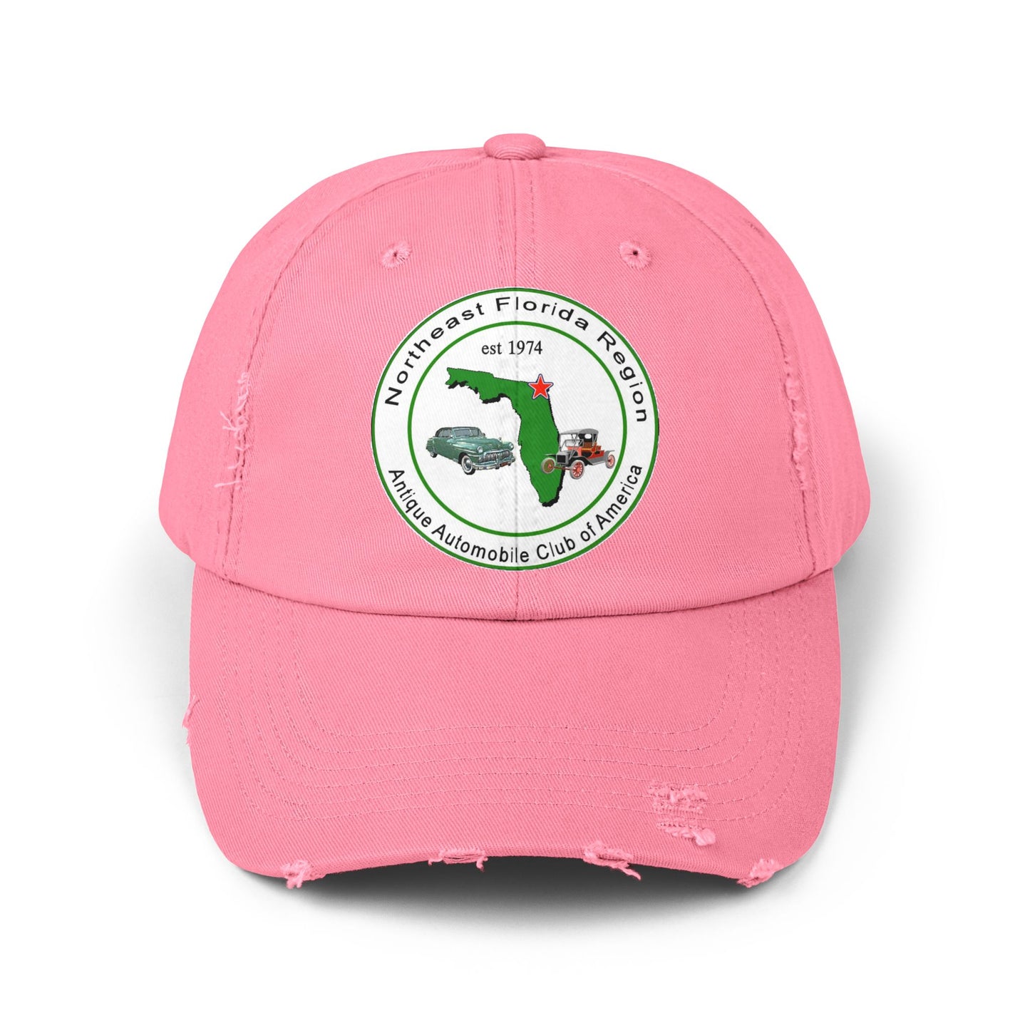 Northeast Florida Region AACA Unisex Distressed Cap