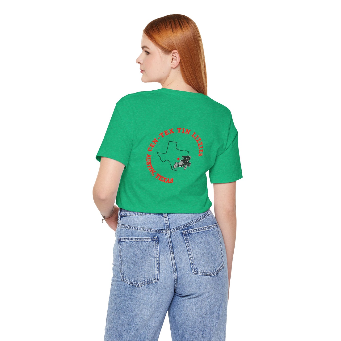 Cen-Tex Tin Lizzies (front and back print) Unisex Jersey Short Sleeve Tee