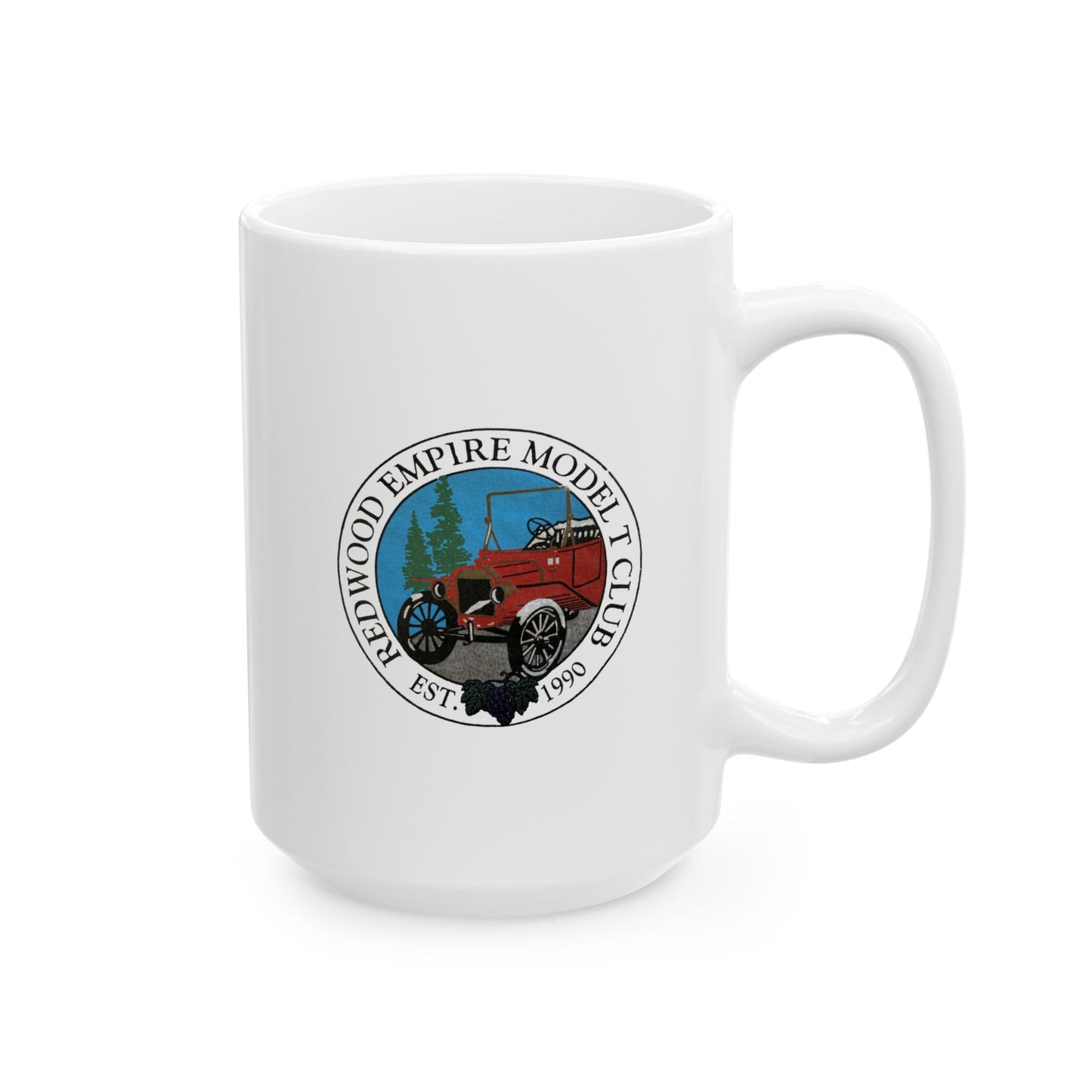 Redwood Empire Model T Club Ceramic Coffee Mug - Perfect for Daily Motivation