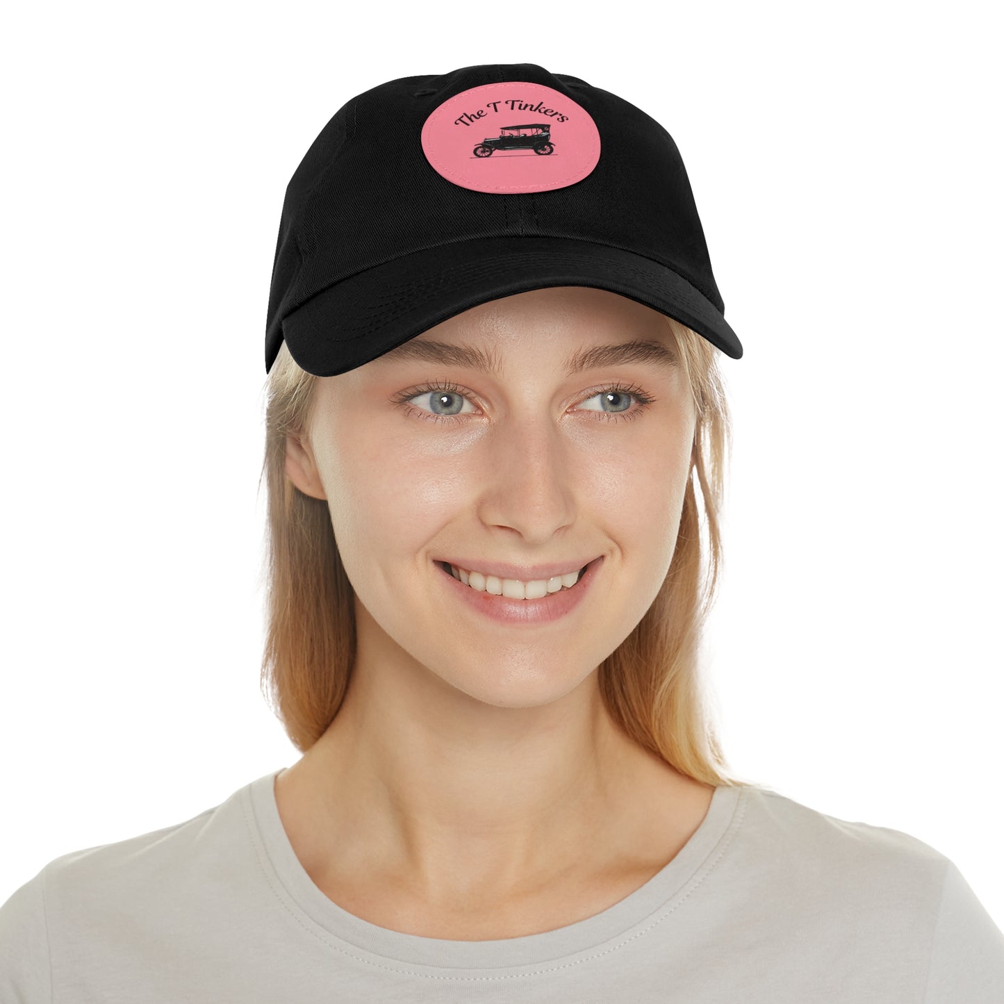 The T Tinkers of Southern NJ - Dad Hat with Leather Patch (Round)