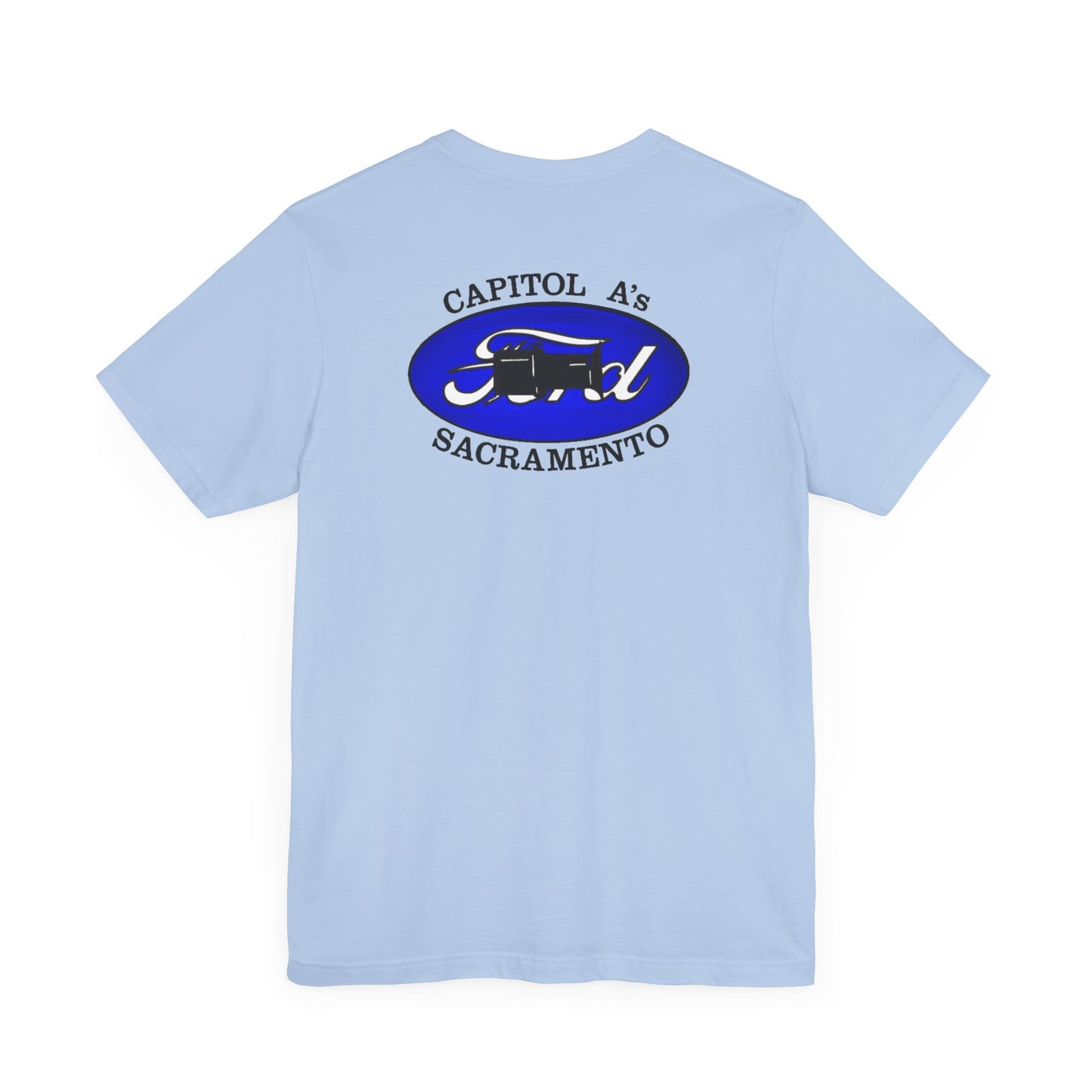 Capitol A's (front and back print) Unisex Jersey Short Sleeve Tee