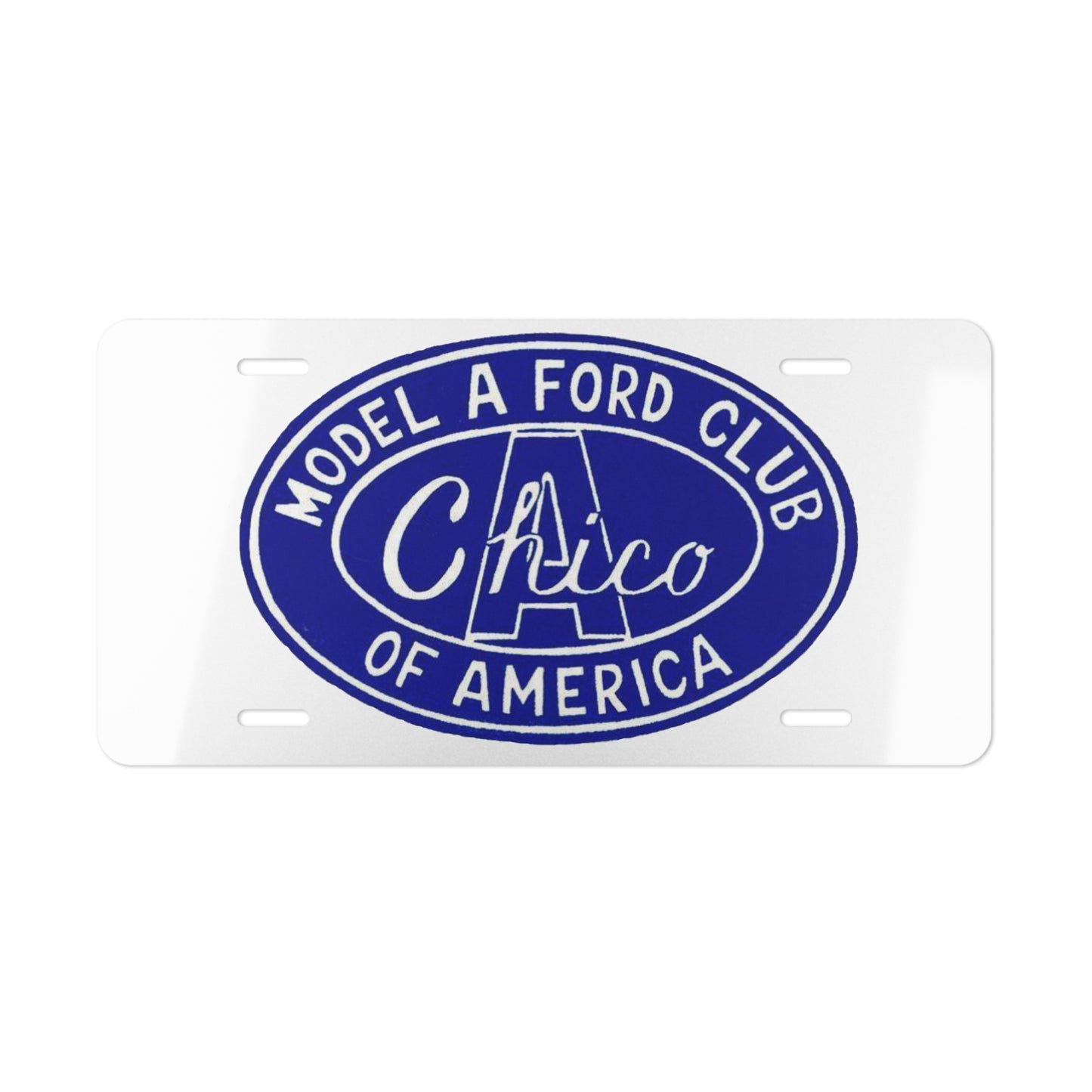 Chico A's Vanity Plate - Model A Ford Club of America Design
