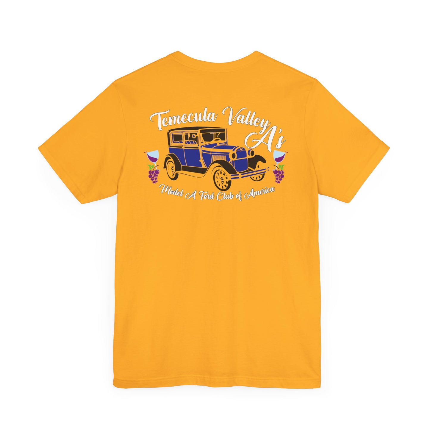 Temecula Valley A's (front and back print) Unisex Jersey Short Sleeve Tee