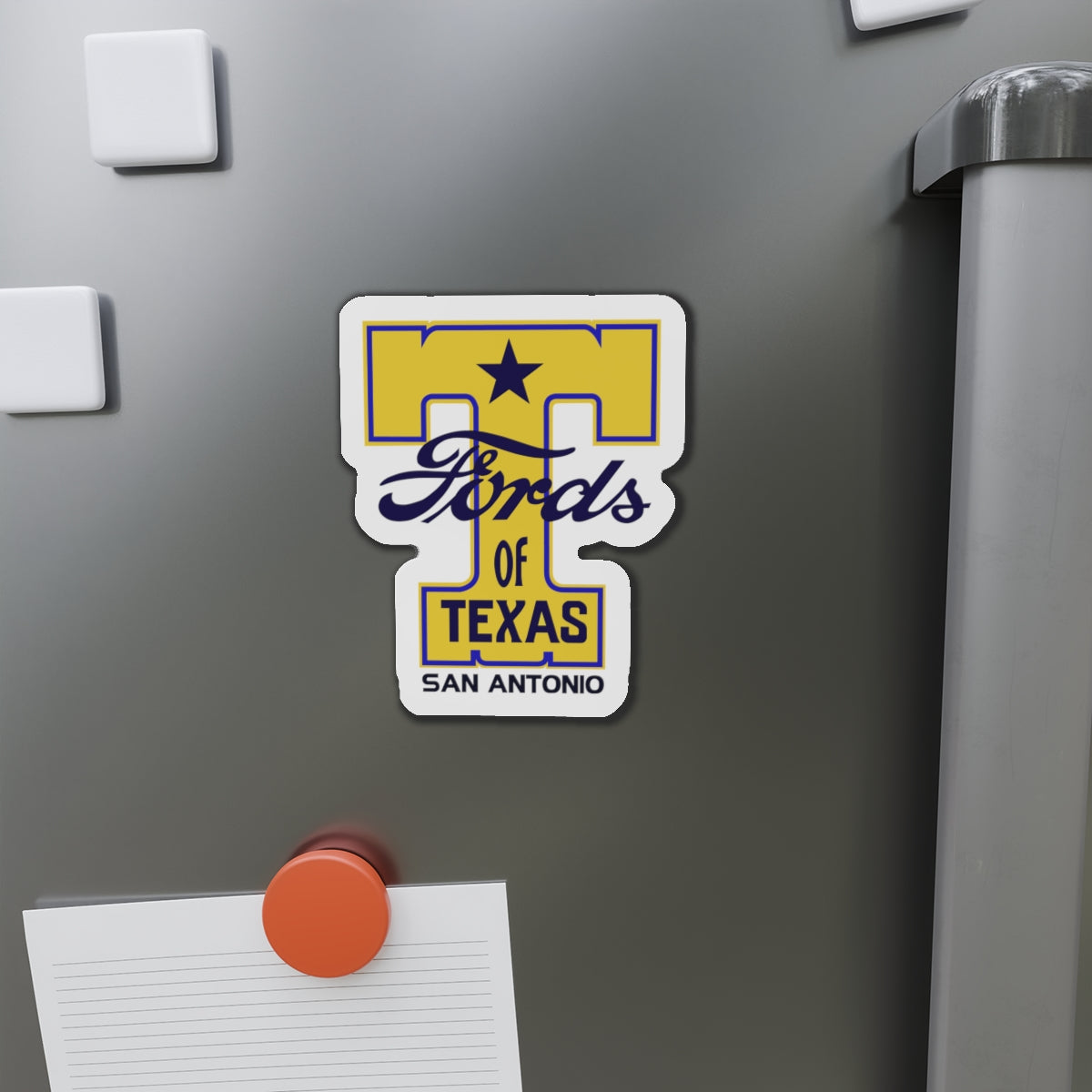 T Fords of Texas Die-Cut Magnets