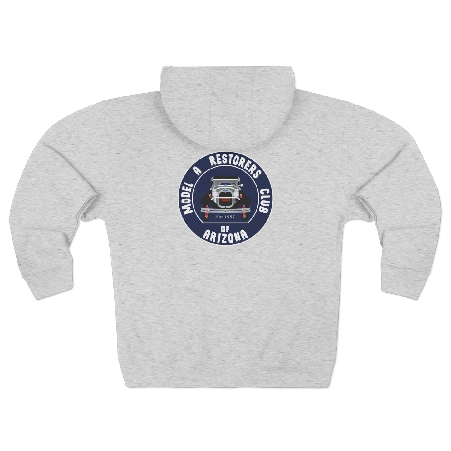 MARC of Arizona Unisex Zip Hoodie - Model A Restorers Club Arizona