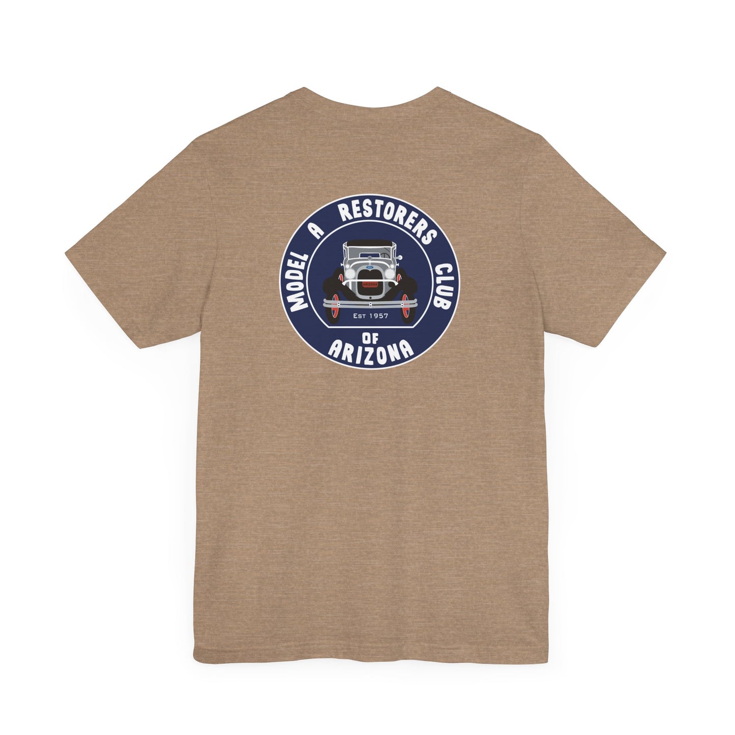MARC of Arizona (front and back logos) Unisex Jersey Tee - Classic Car Enthusiast Shirt