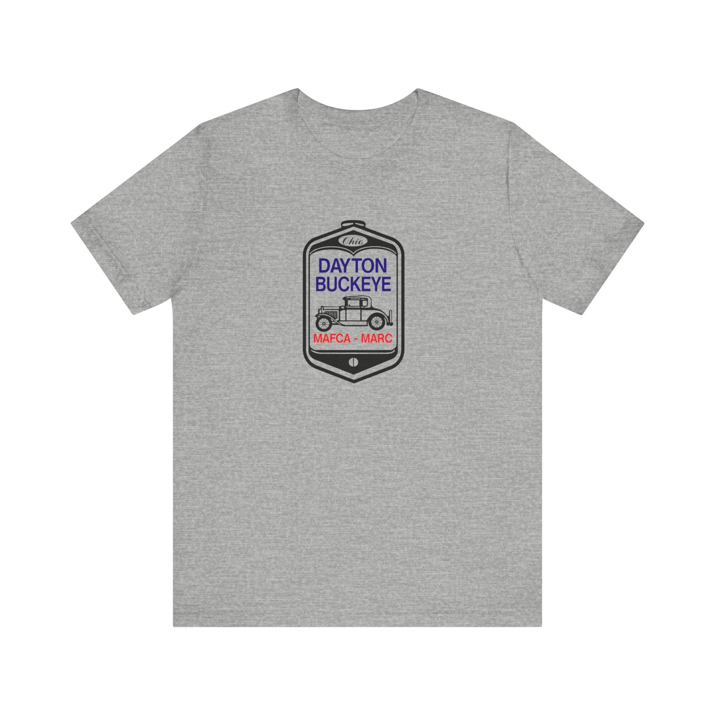 Dayton Buckeye (large front logo) Unisex Jersey Short Sleeve Tee