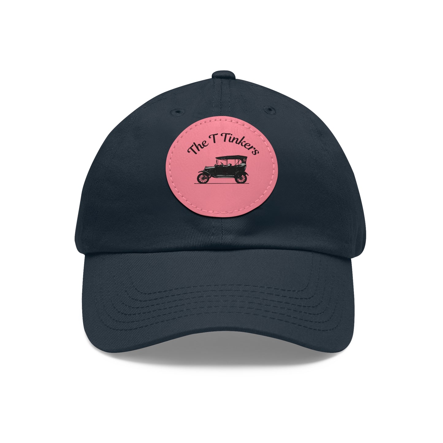 The T Tinkers of Southern NJ - Dad Hat with Leather Patch (Round)