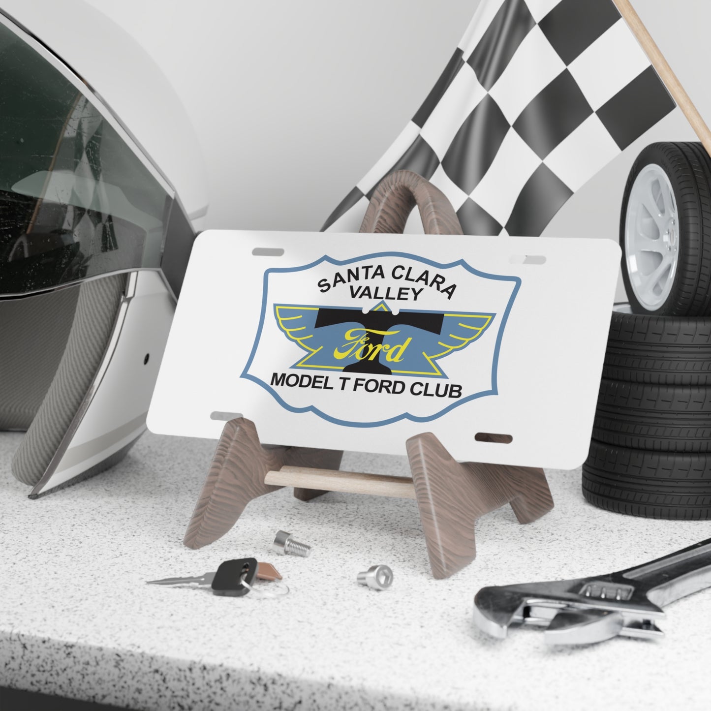 Santa Clara Valley Model T Ford Club Personalized Vanity Plate