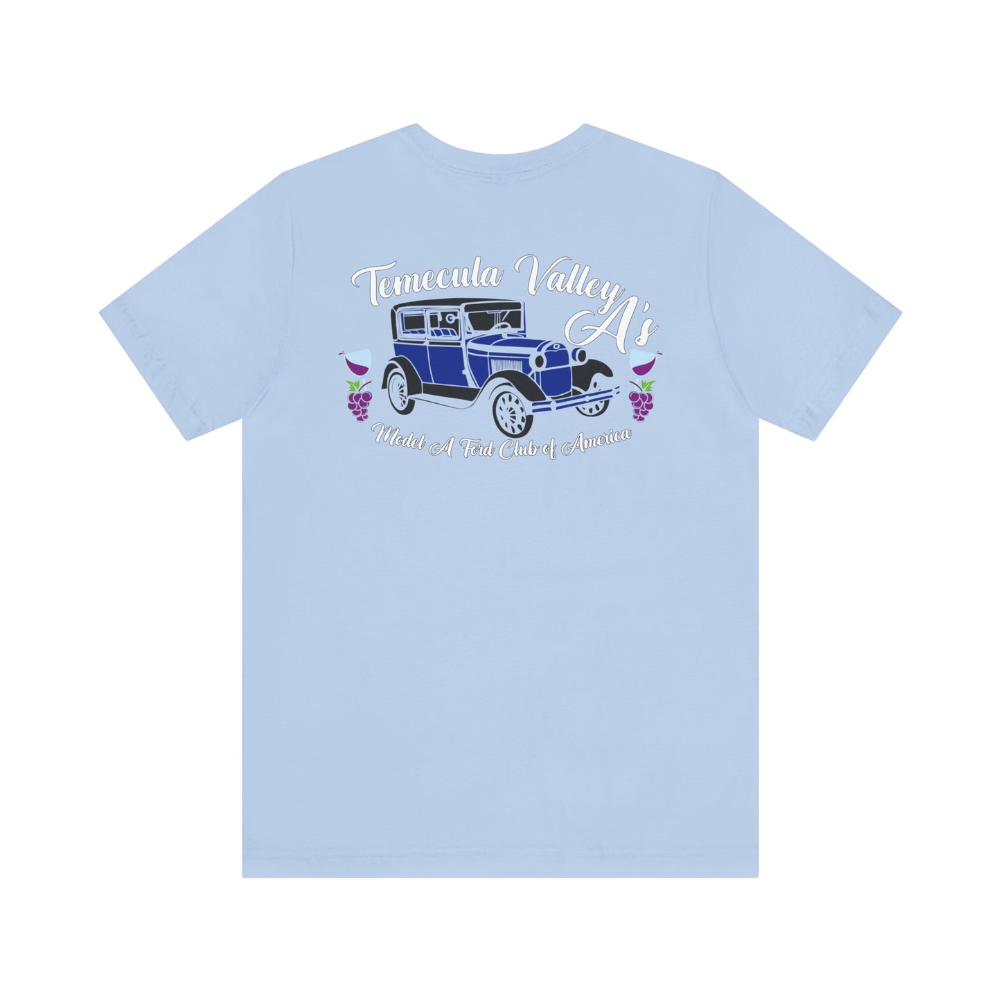 Temecula Valley A's (front and back print) Unisex Jersey Short Sleeve Tee
