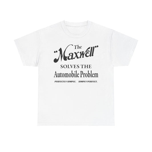 Maxwell Briscoe Motor Club – Vintage Style Unisex Heavy Cotton T-Shirt, Car Enthusiast Gift, Retro Graphic Tee, Casual Wear
