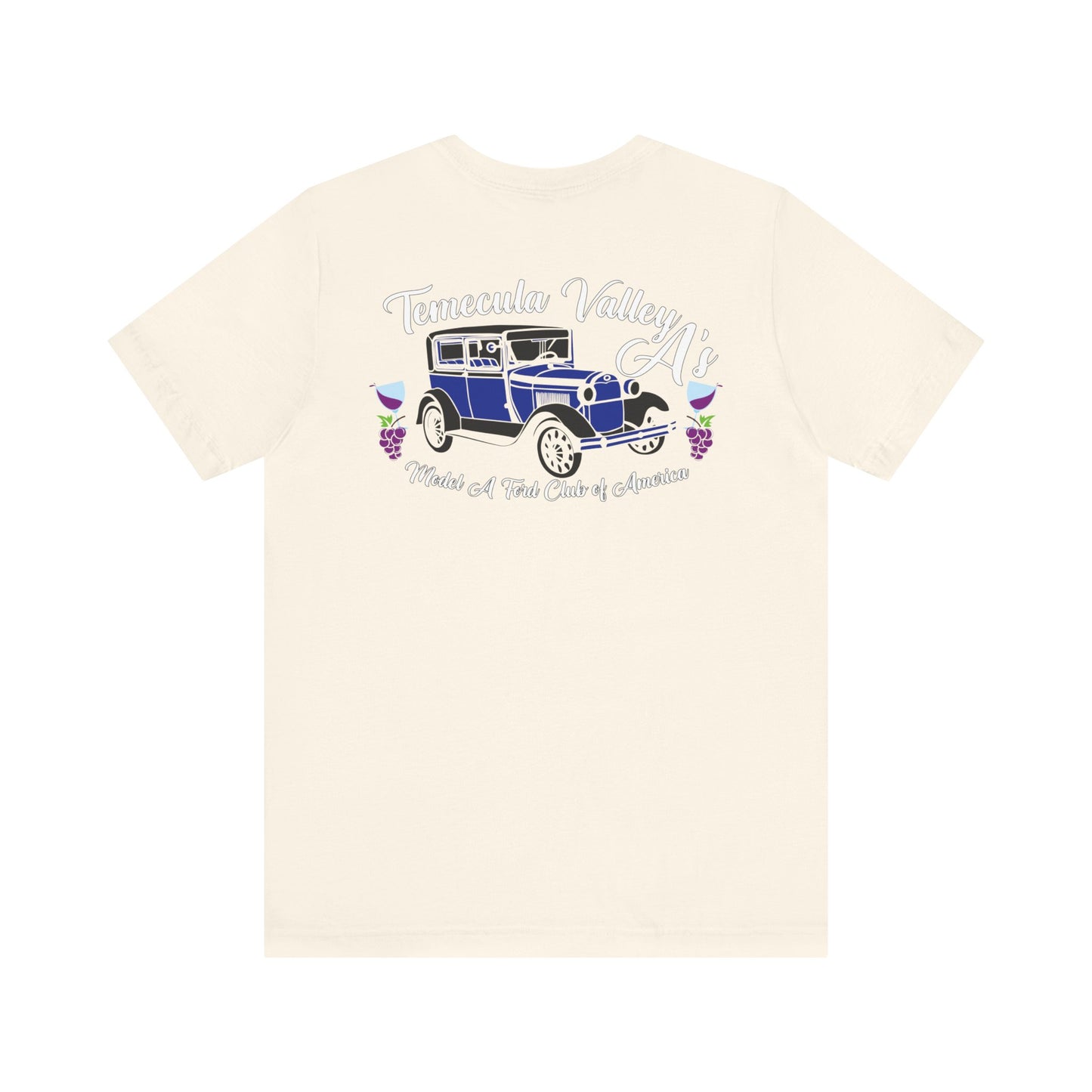 Temecula Valley A's (front and back print) Unisex Jersey Short Sleeve Tee