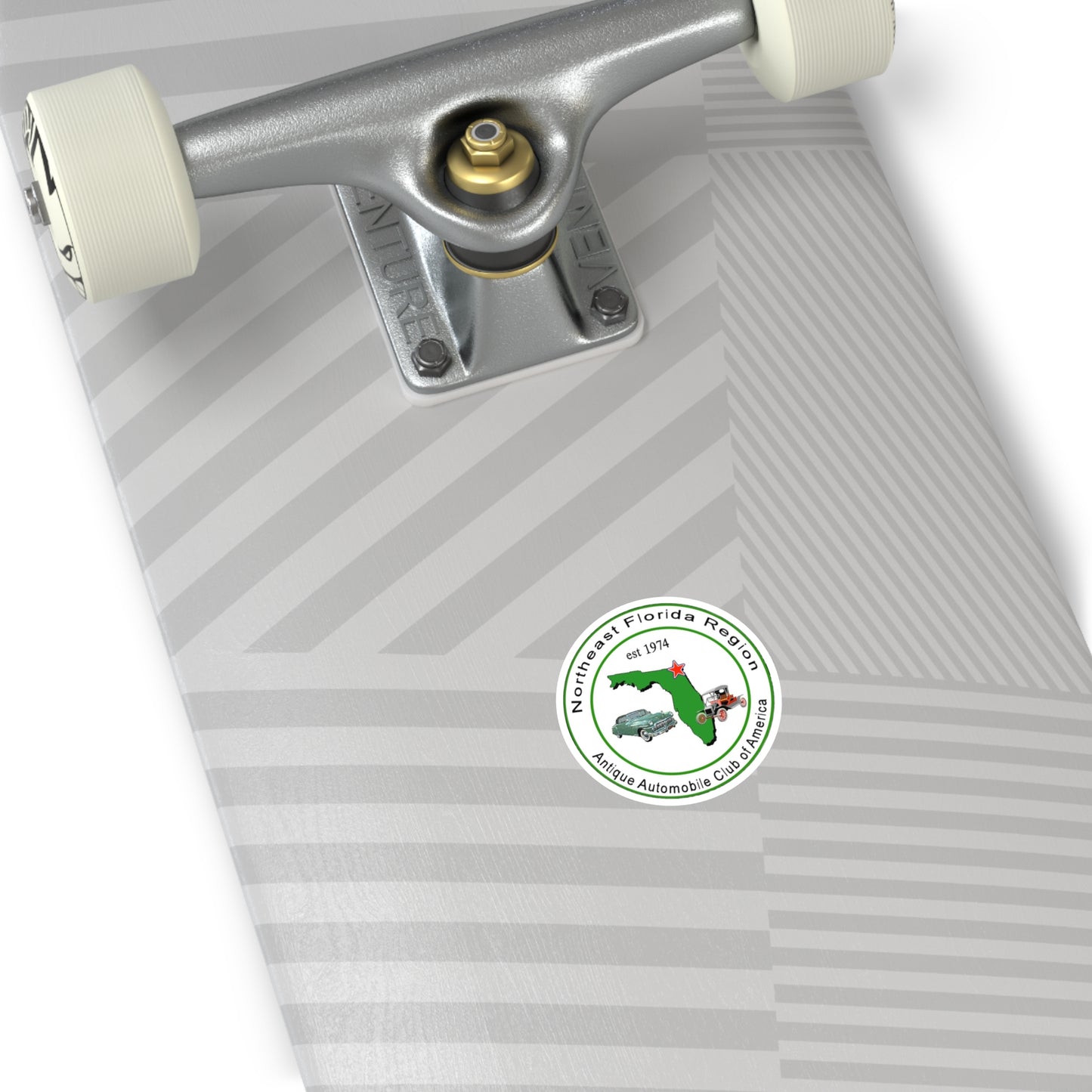 Northeast Florida Region AACA Round Stickers - Perfect for Enthusiasts & Collectors