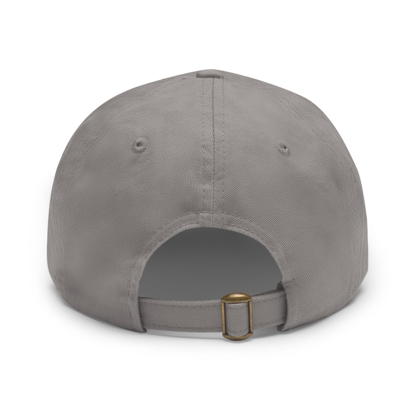 Henry's Hoosiers Dad Hat with Leather Patch (Round)