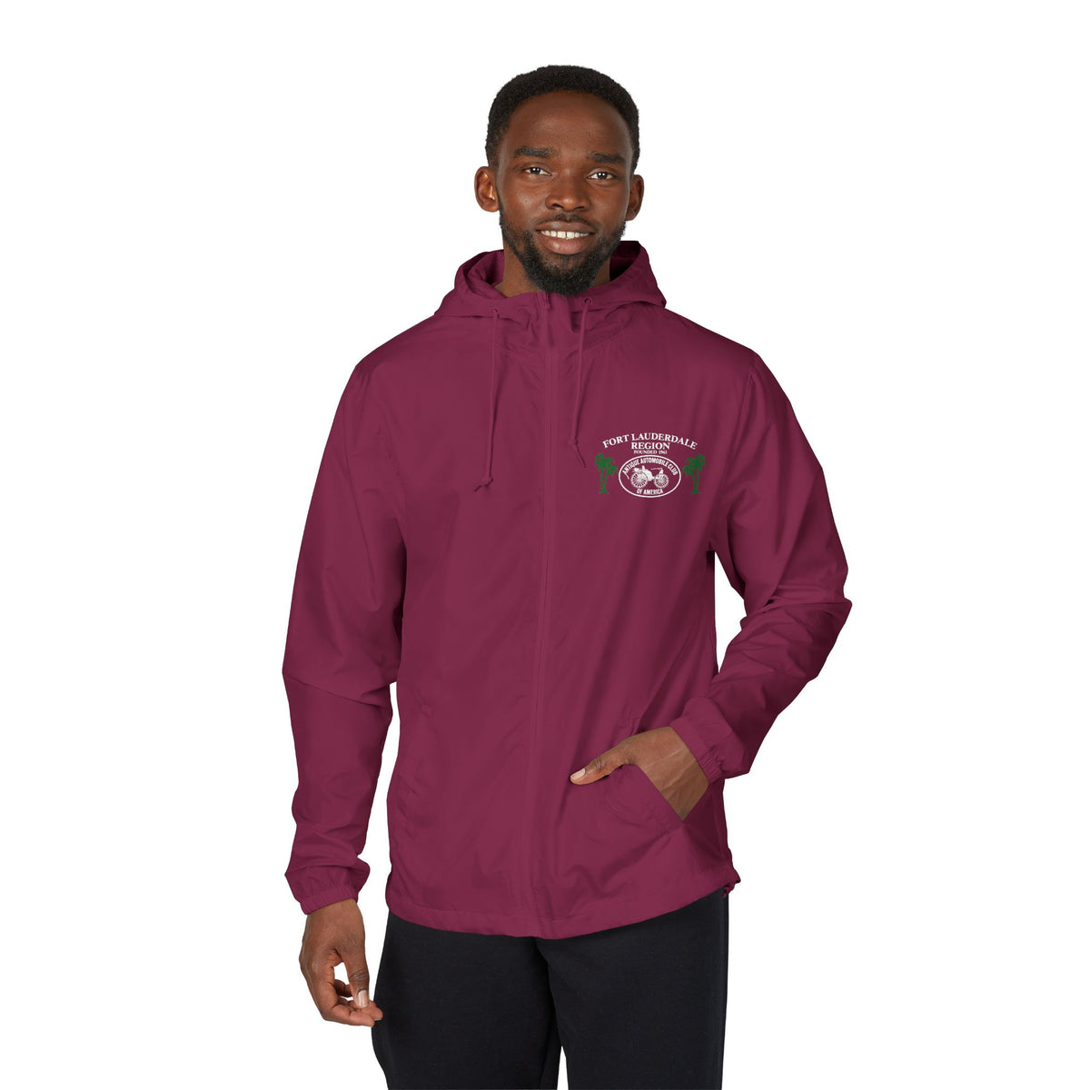 Fort Lauderdale Region AACA Windbreaker Jacket - Front and Back Logos