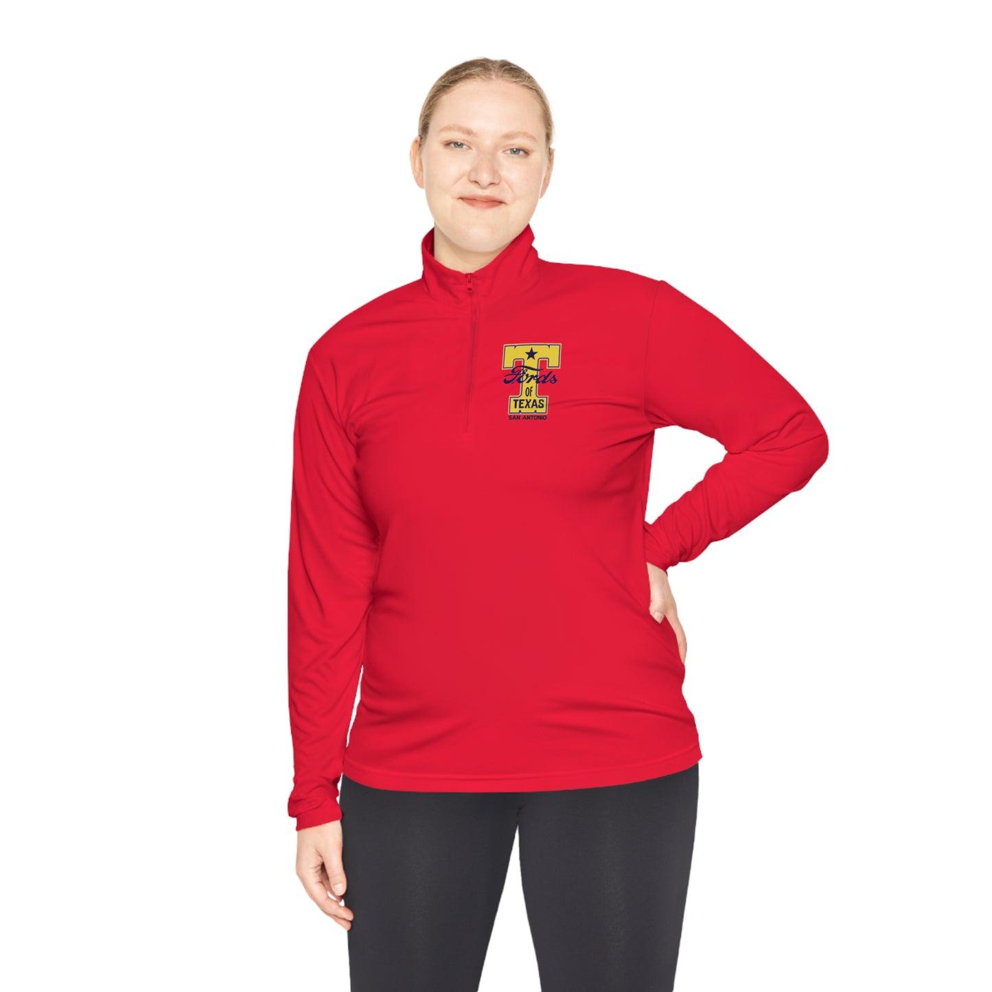 T Fords of Texas Unisex Quarter-Zip Pullover