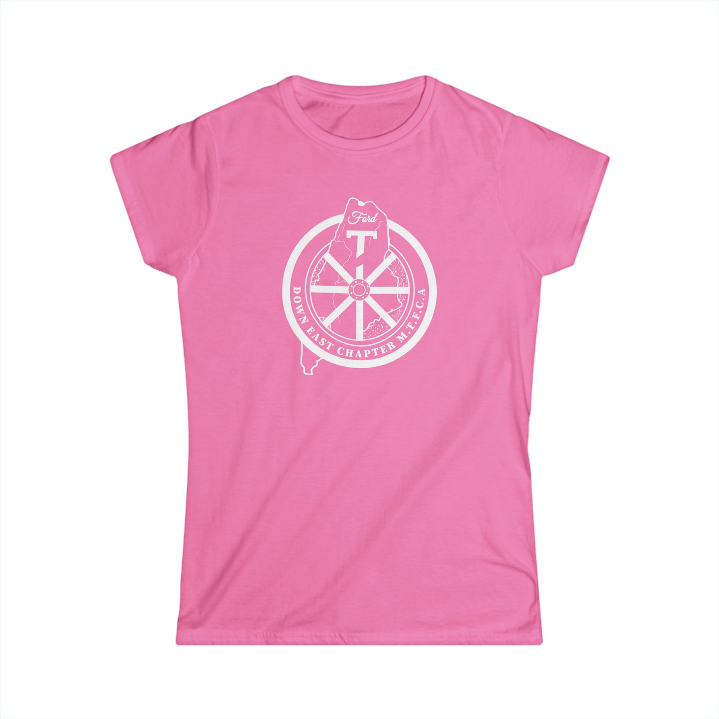 Down East Chapter Model T Ford Club Women's Softstyle Tee