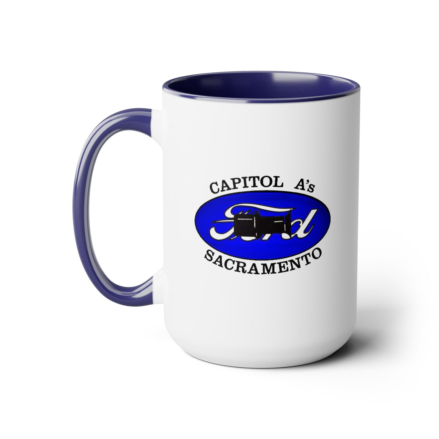 Capitol A's Two-Tone Coffee Mugs, 15oz