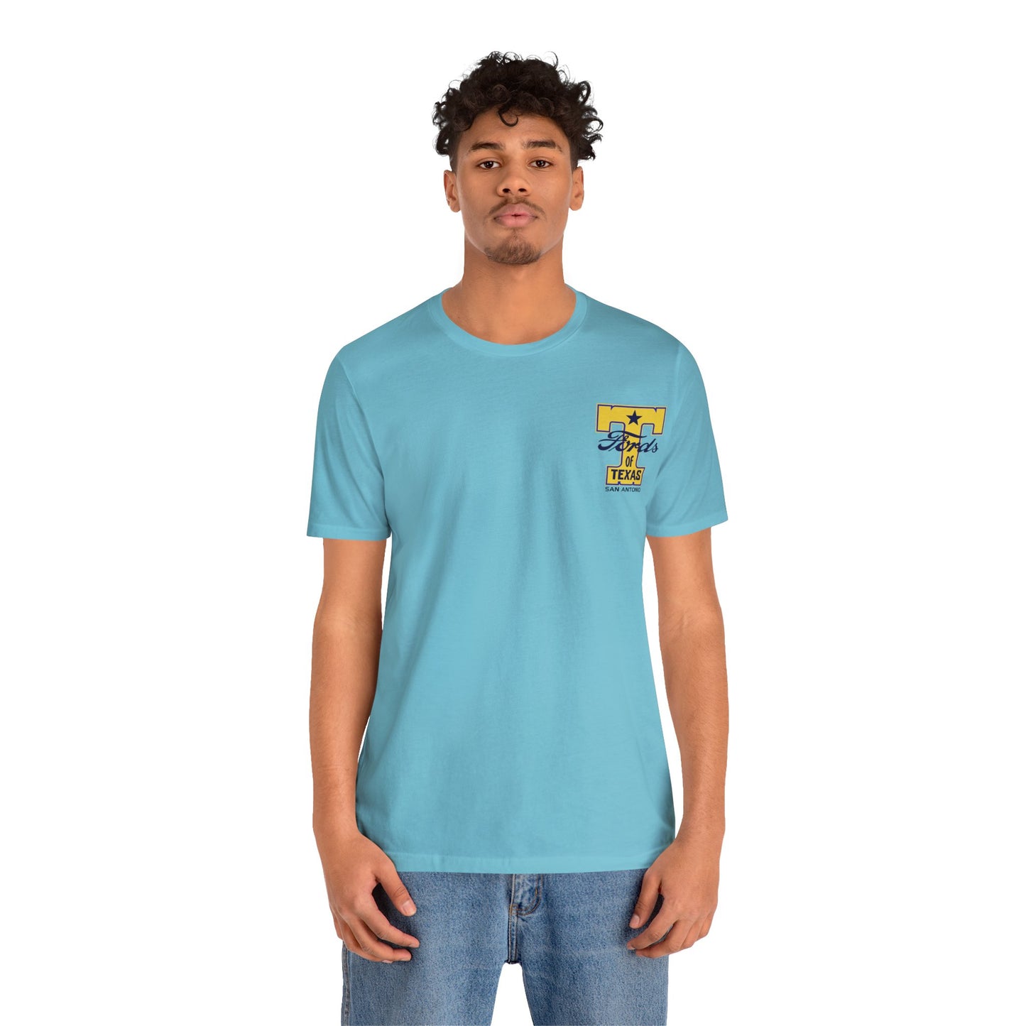 T Fords of Texas (front and back print) Unisex Jersey Short Sleeve Tee