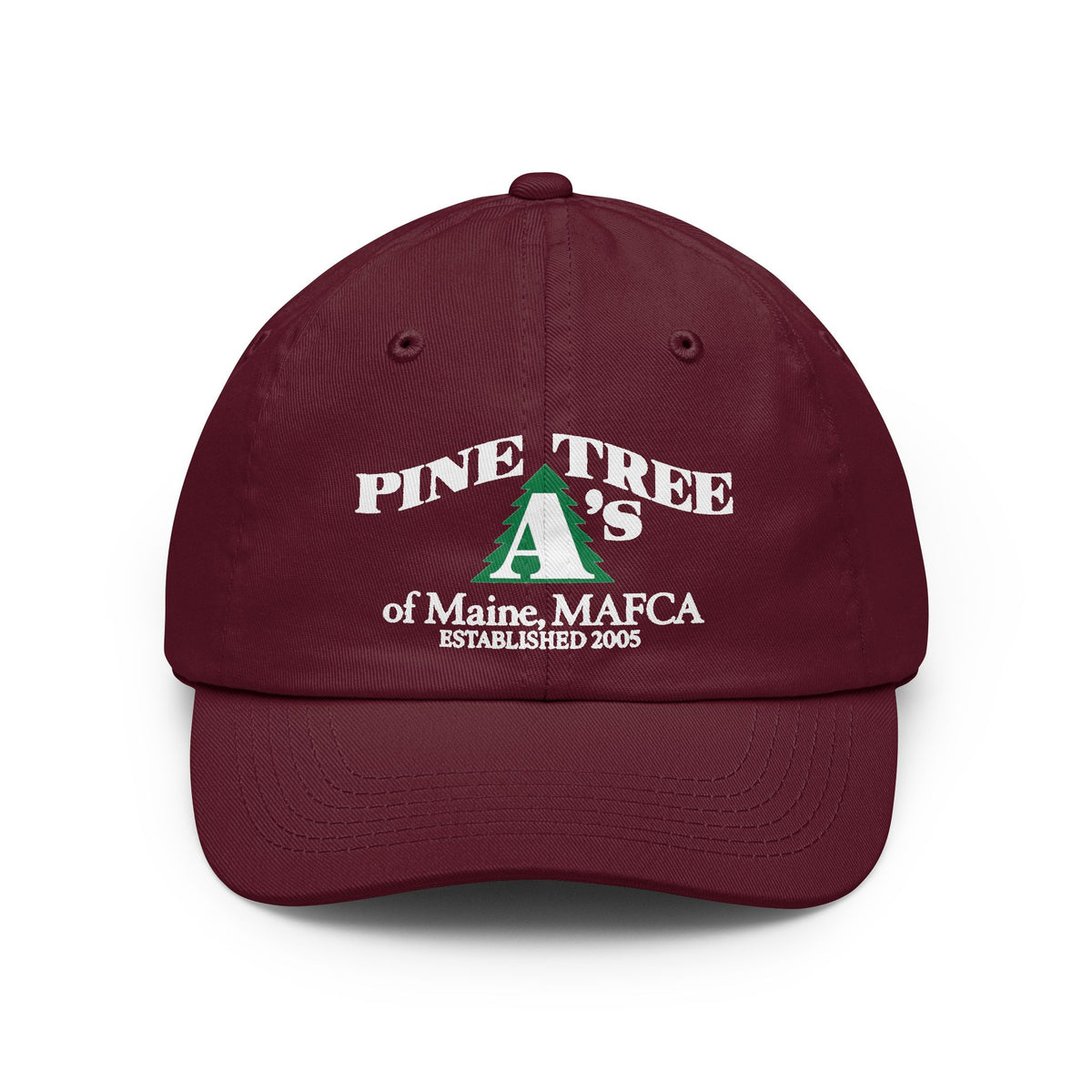 Pine Tree A's of Maine, MAFCA Printed Dad Hat – Vintage Baseball Cap