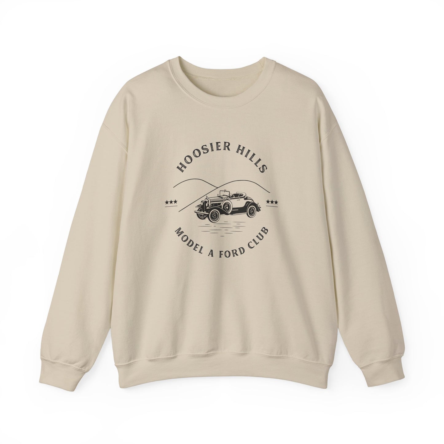 Hoosier Hills Model A Ford Club Unisex Heavy Blend™ Crewneck Sweatshirt