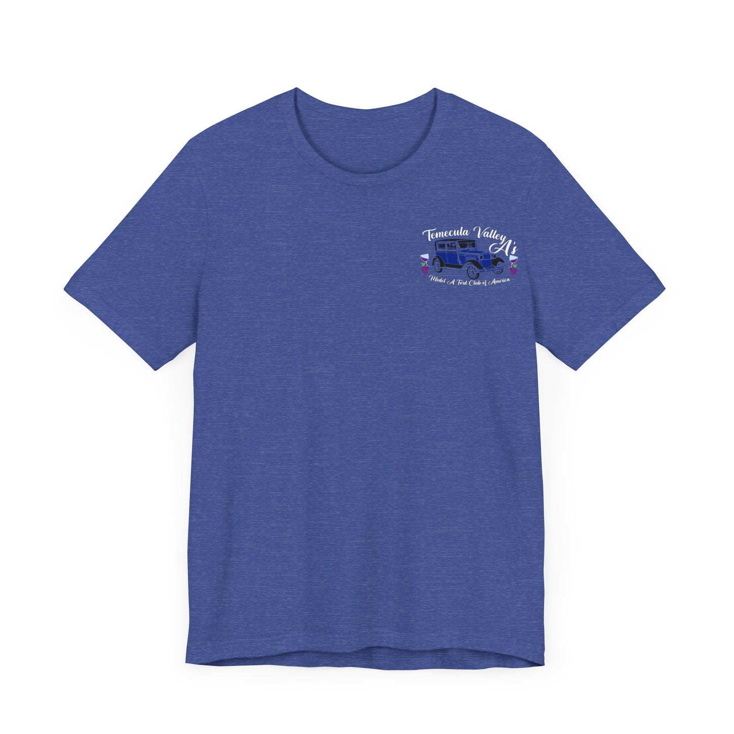 Temecula Valley A's (front and back print) Unisex Jersey Short Sleeve Tee