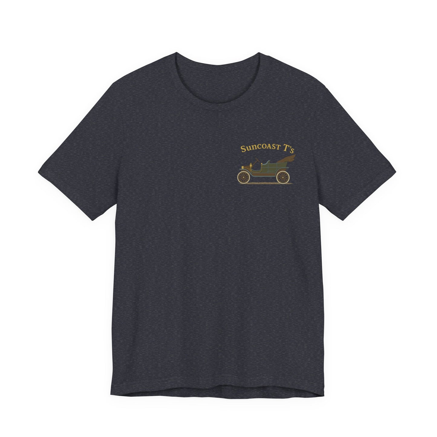 Suncoast T's (small logo) - Unisex Jersey Short Sleeve Tee