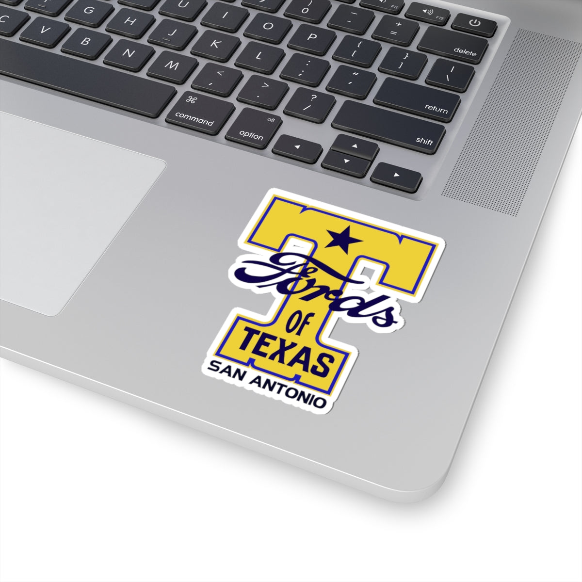 T Fords of Texas (transparent or white) Kiss-Cut Stickers - Great for your "T" or trailer