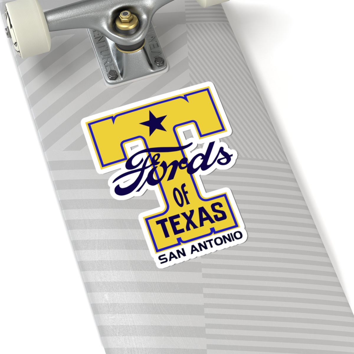 T Fords of Texas (transparent or white) Kiss-Cut Stickers - Great for your "T" or trailer