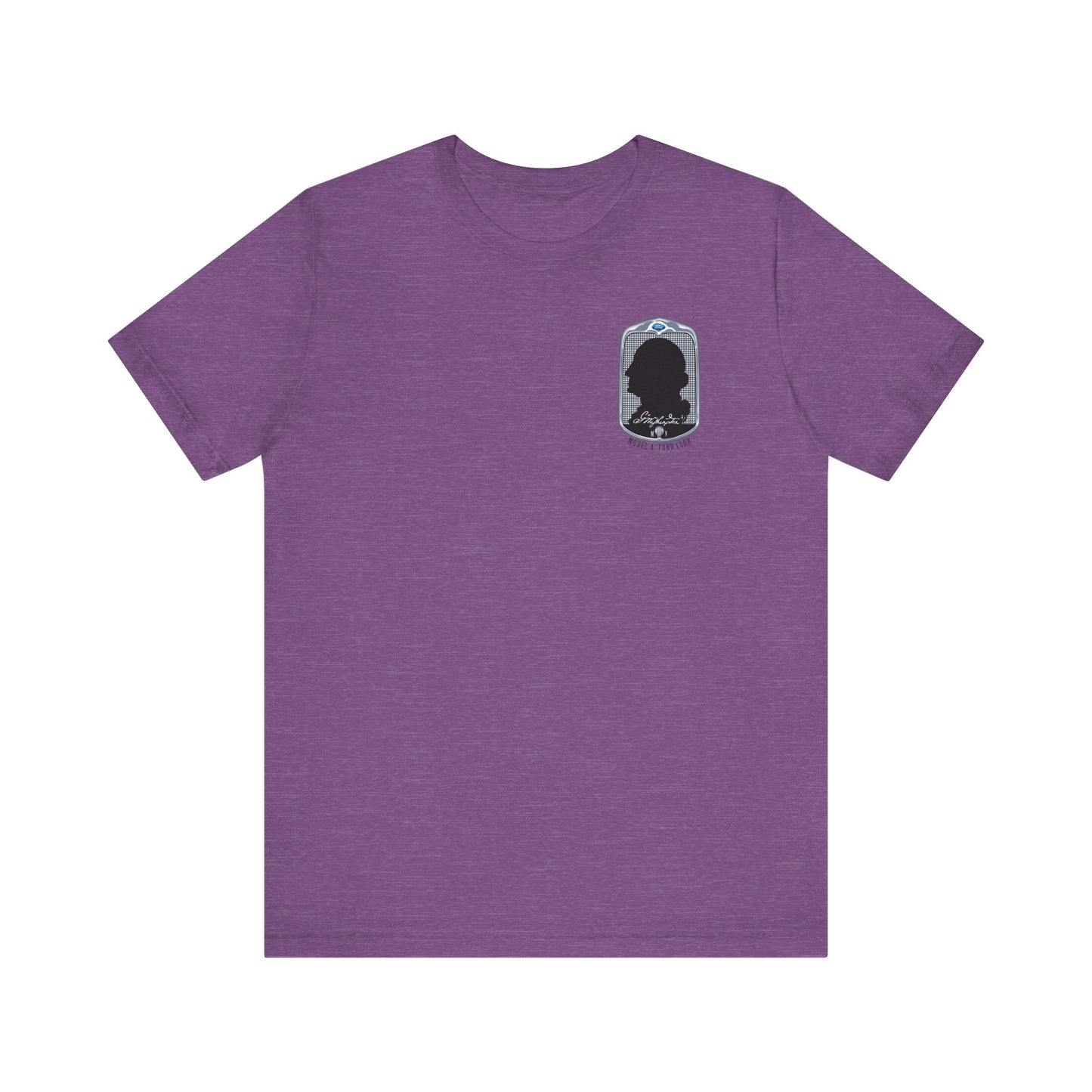 George Washington Model A Ford Club (front and back black logo) Unisex Jersey Short Sleeve Tee