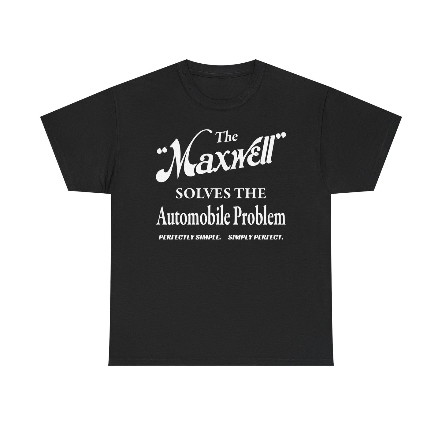 Maxwell Briscoe Motor Club - T-Shirt, Heavy Unisex Cotton Graphic Shirt, Gift for Car Enthusiasts, Perfect for Everyday Wear