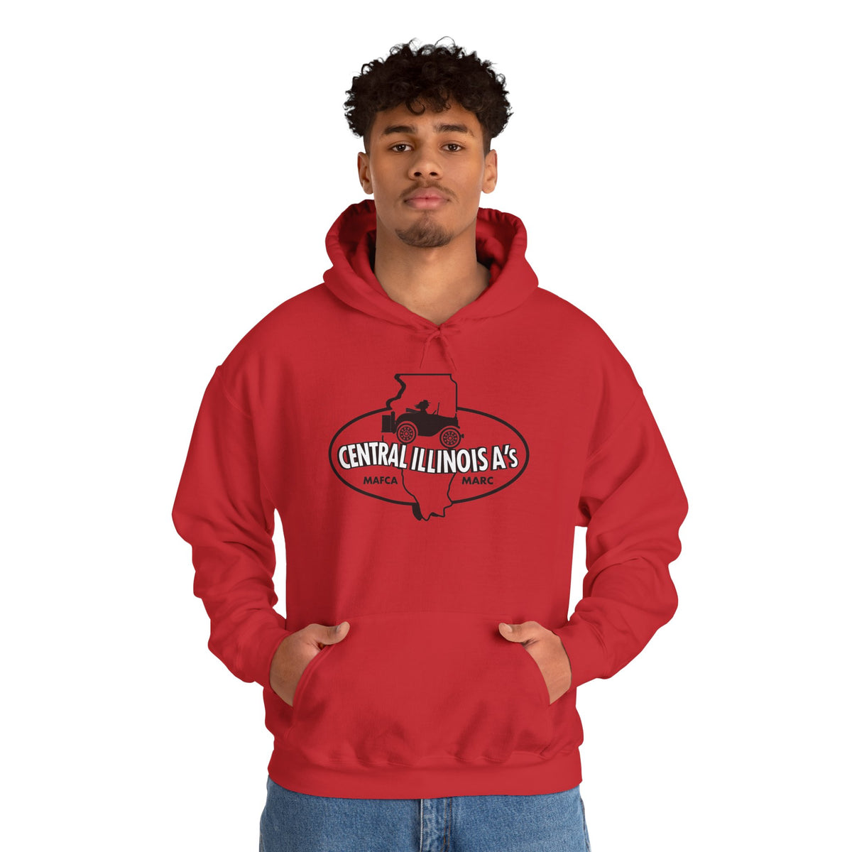 Central Illinois A's Hoodie — Unisex Heavy Blend™ Hooded Sweatshirt