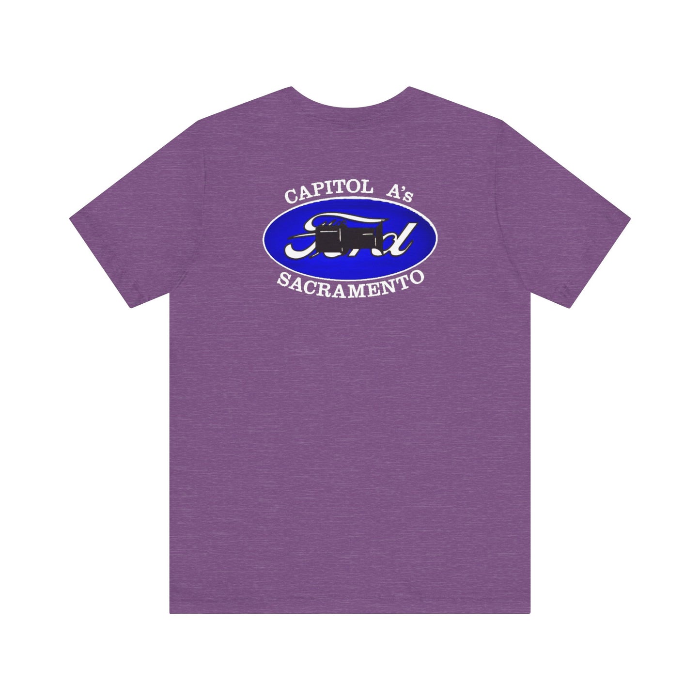 Capitol A's (front and back print) Unisex Jersey Short Sleeve Tee