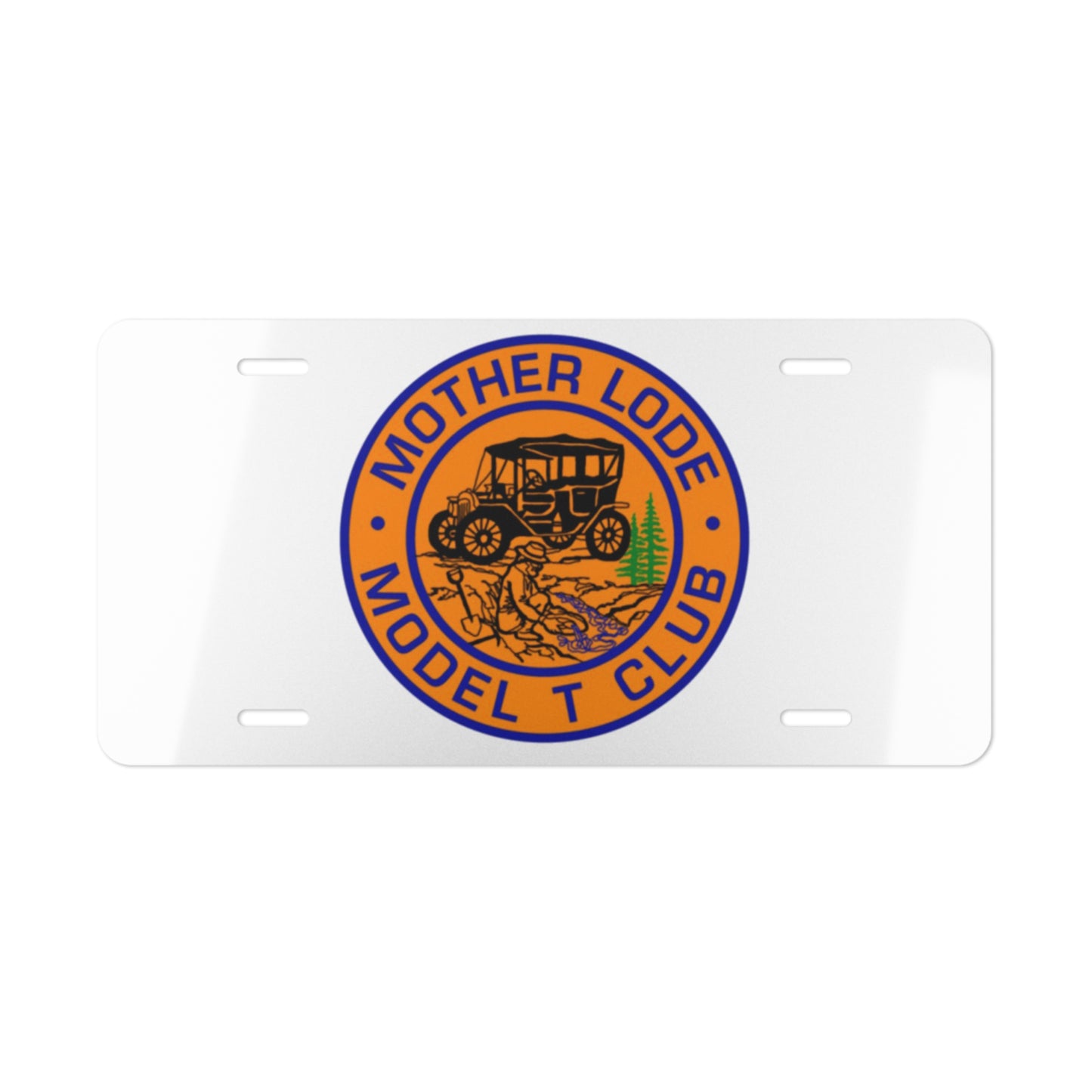 Mother Lode Model T Club Vanity Plate - Classic Car Lover's Decor