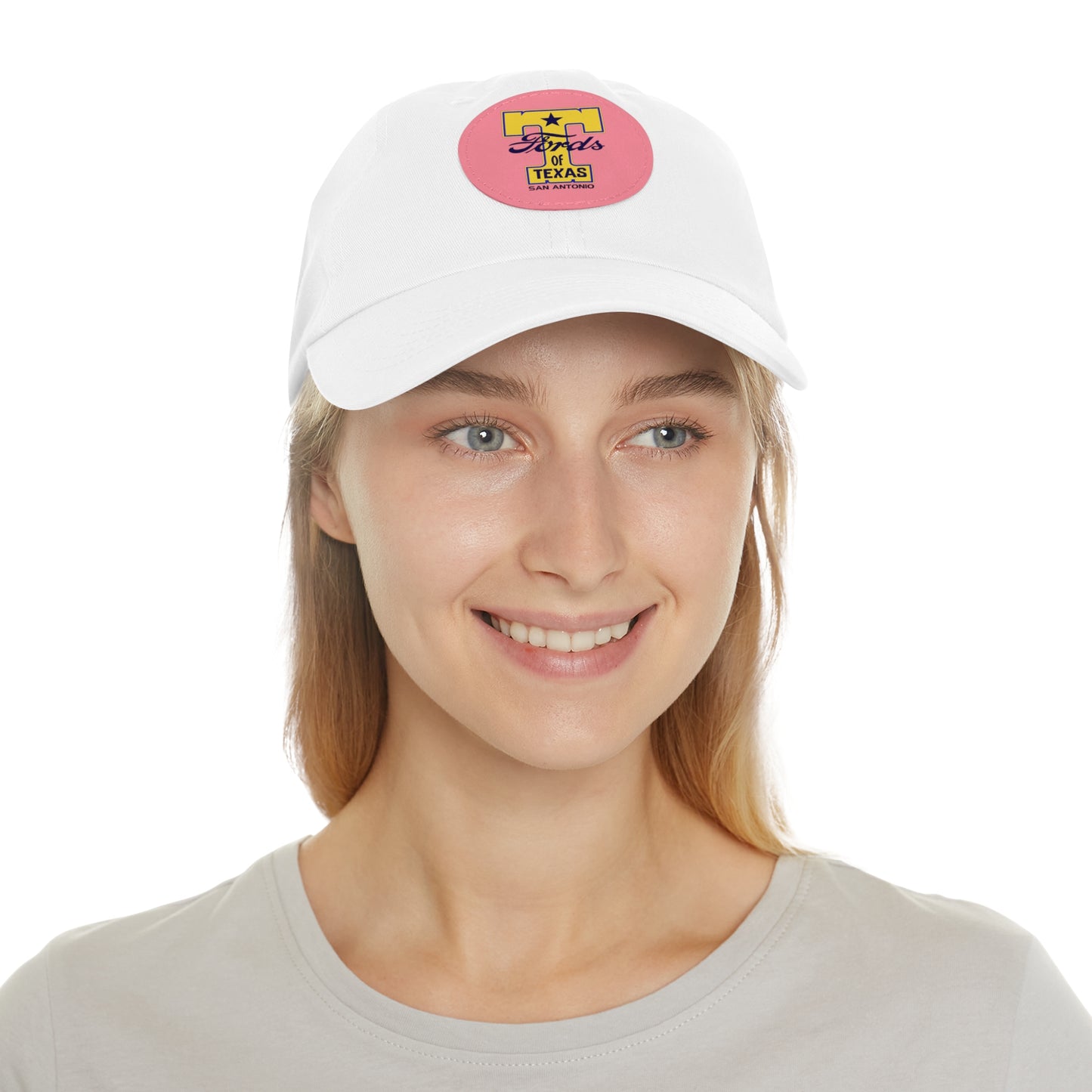 T Fords of Texas Dad Hat with Leather Patch (Round)