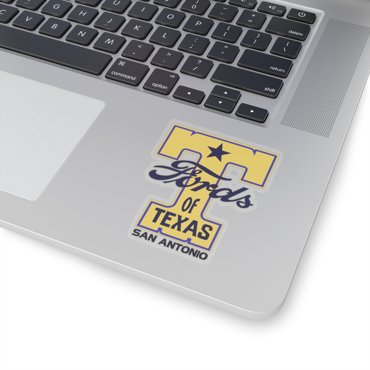 T Fords of Texas (transparent or white) Kiss-Cut Stickers - Great for your "T" or trailer