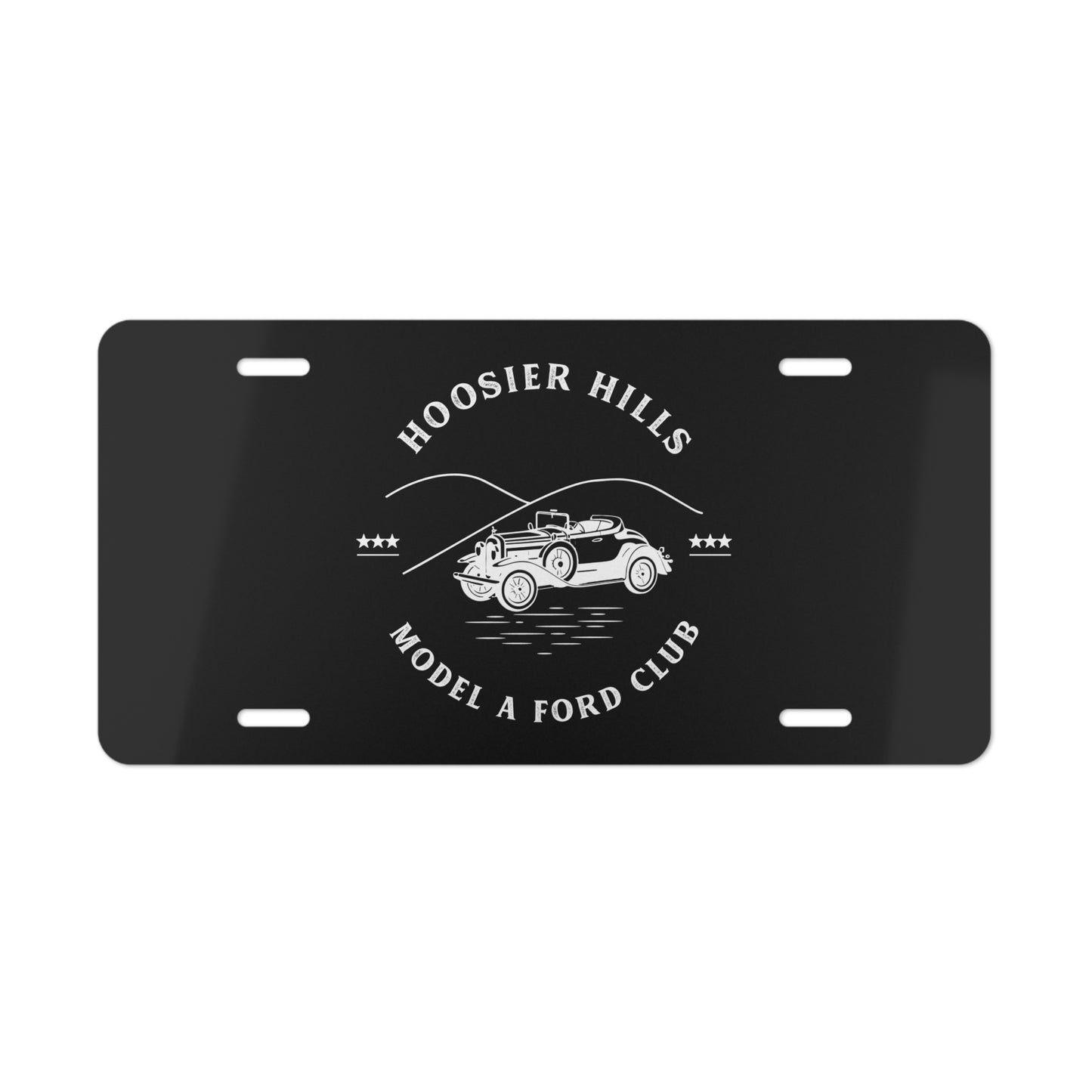 Hoosier Hills Model A Ford Club Vanity Plate