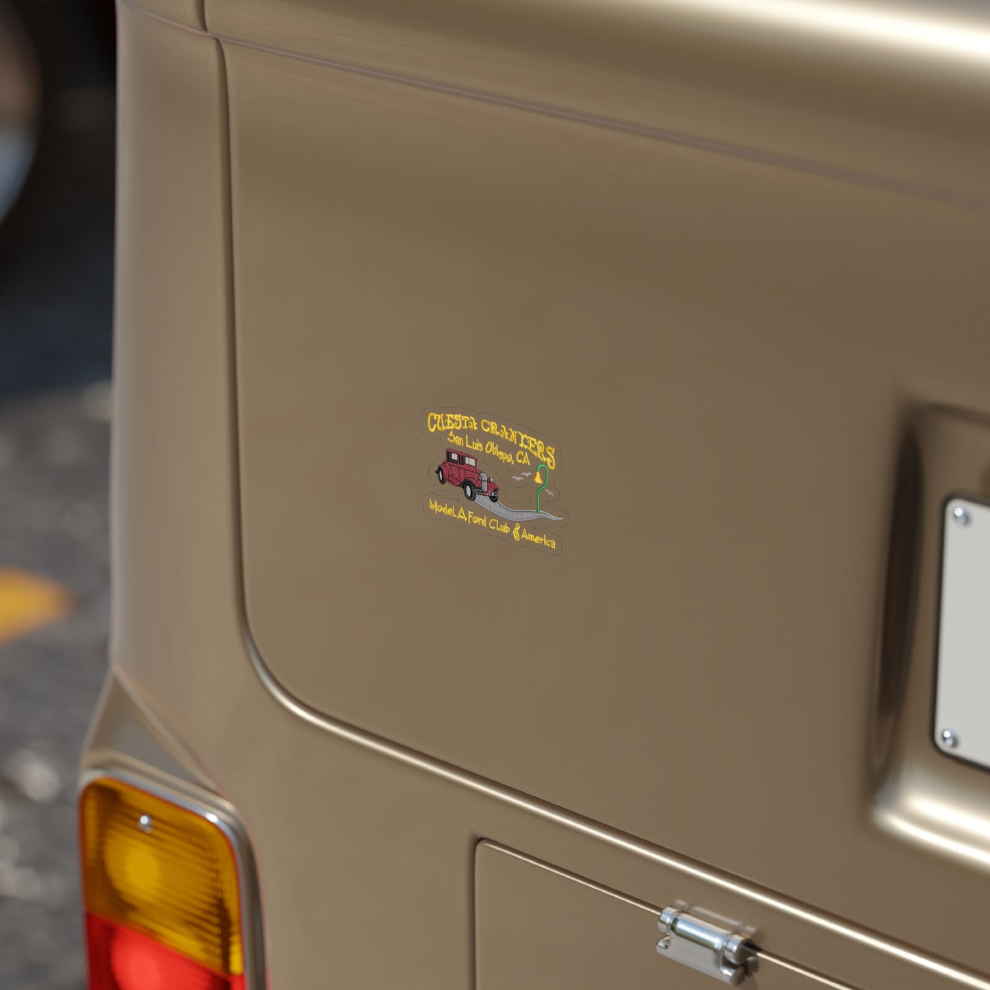 Cuesta Crankers MAFCA Transparent Outdoor Stickers, Die-Cut, 1pc