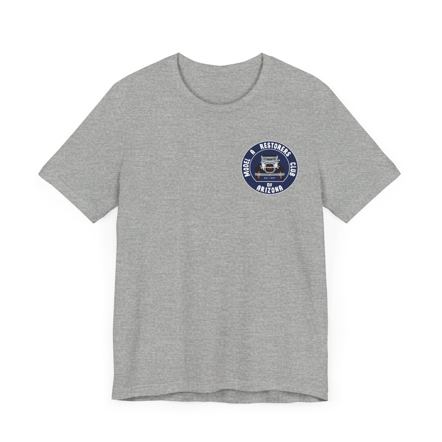 MARC of Arizona (front and back logos) Unisex Jersey Tee - Classic Car Enthusiast Shirt