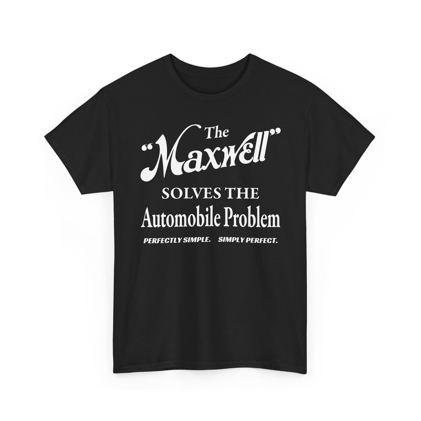 Maxwell Briscoe Motor Club - T-Shirt, Heavy Unisex Cotton Graphic Shirt, Gift for Car Enthusiasts, Perfect for Everyday Wear