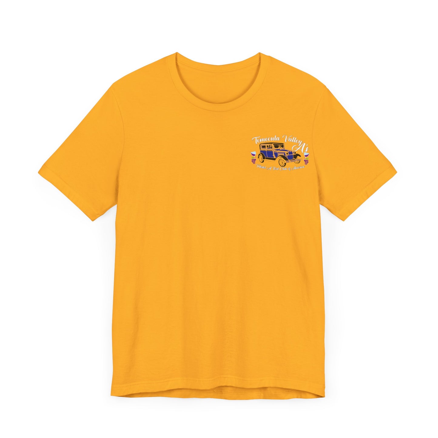 Temecula Valley A's (front and back print) Unisex Jersey Short Sleeve Tee