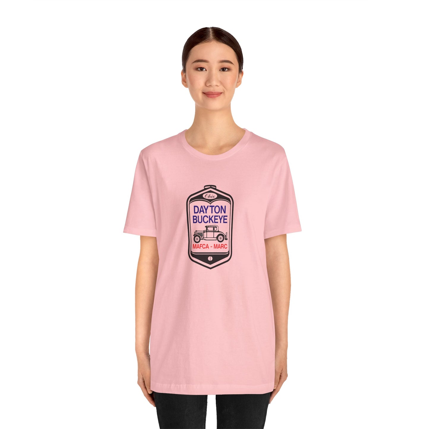 Dayton Buckeye (large front logo) Unisex Jersey Short Sleeve Tee
