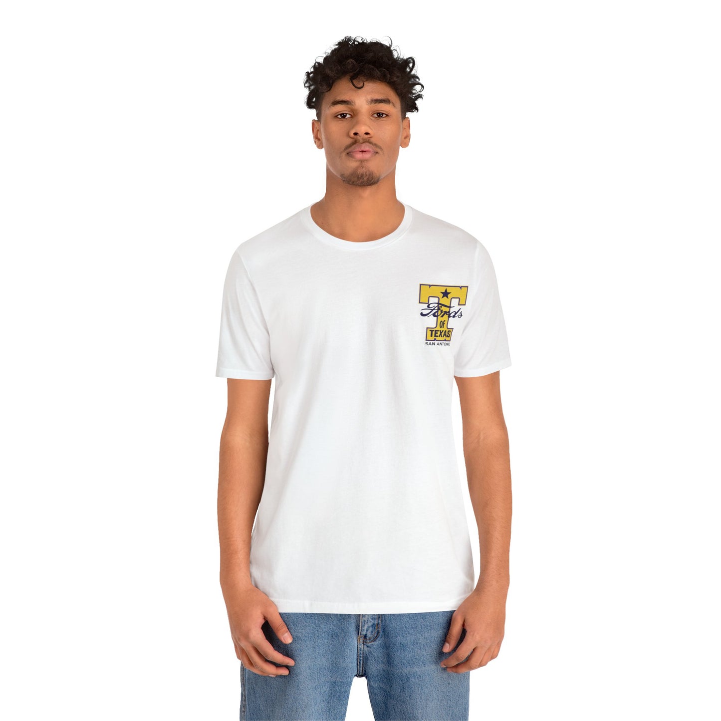 T Fords of Texas (front and back print) Unisex Jersey Short Sleeve Tee