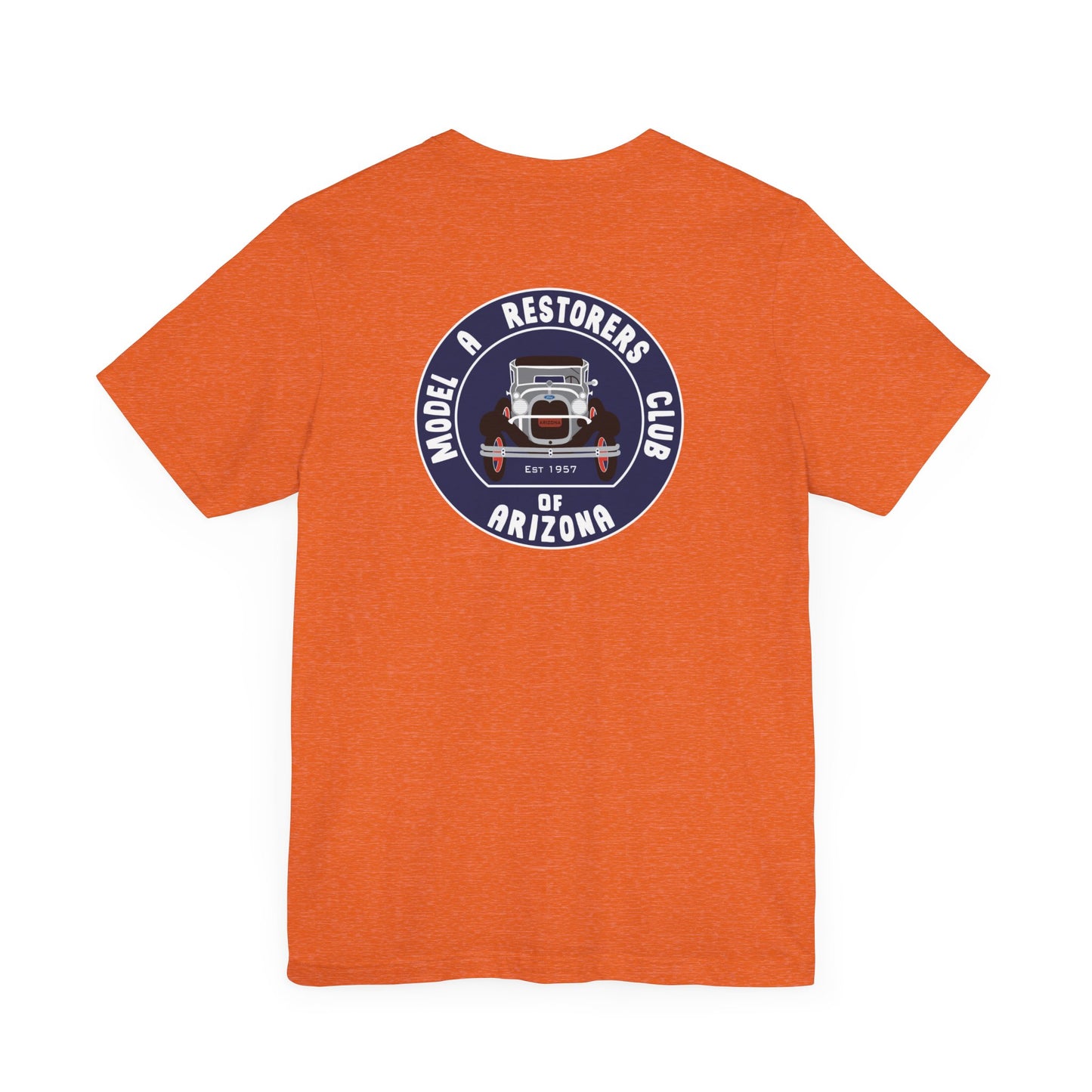 MARC of Arizona (front and back logos) Unisex Jersey Tee - Classic Car Enthusiast Shirt