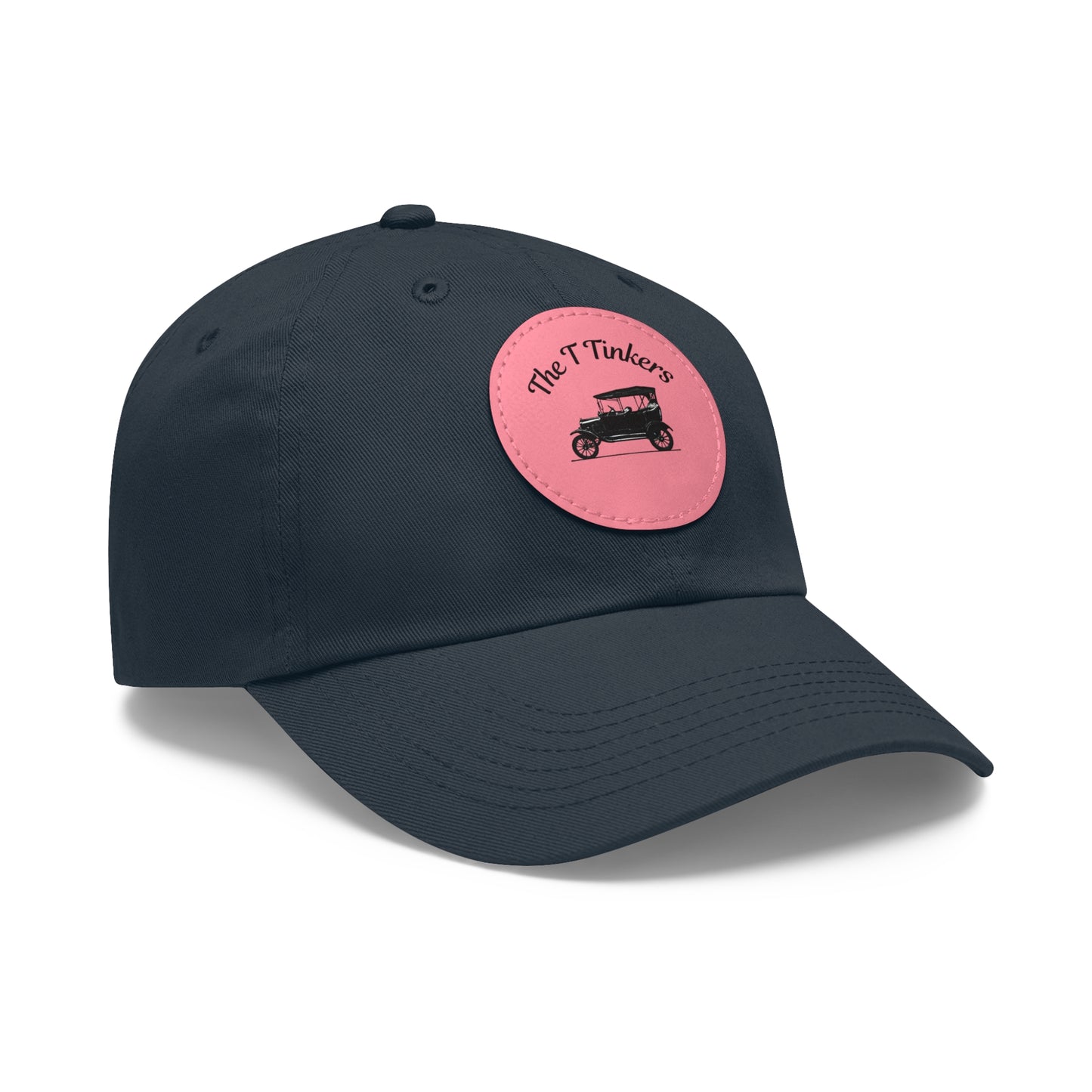 The T Tinkers of Southern NJ - Dad Hat with Leather Patch (Round)
